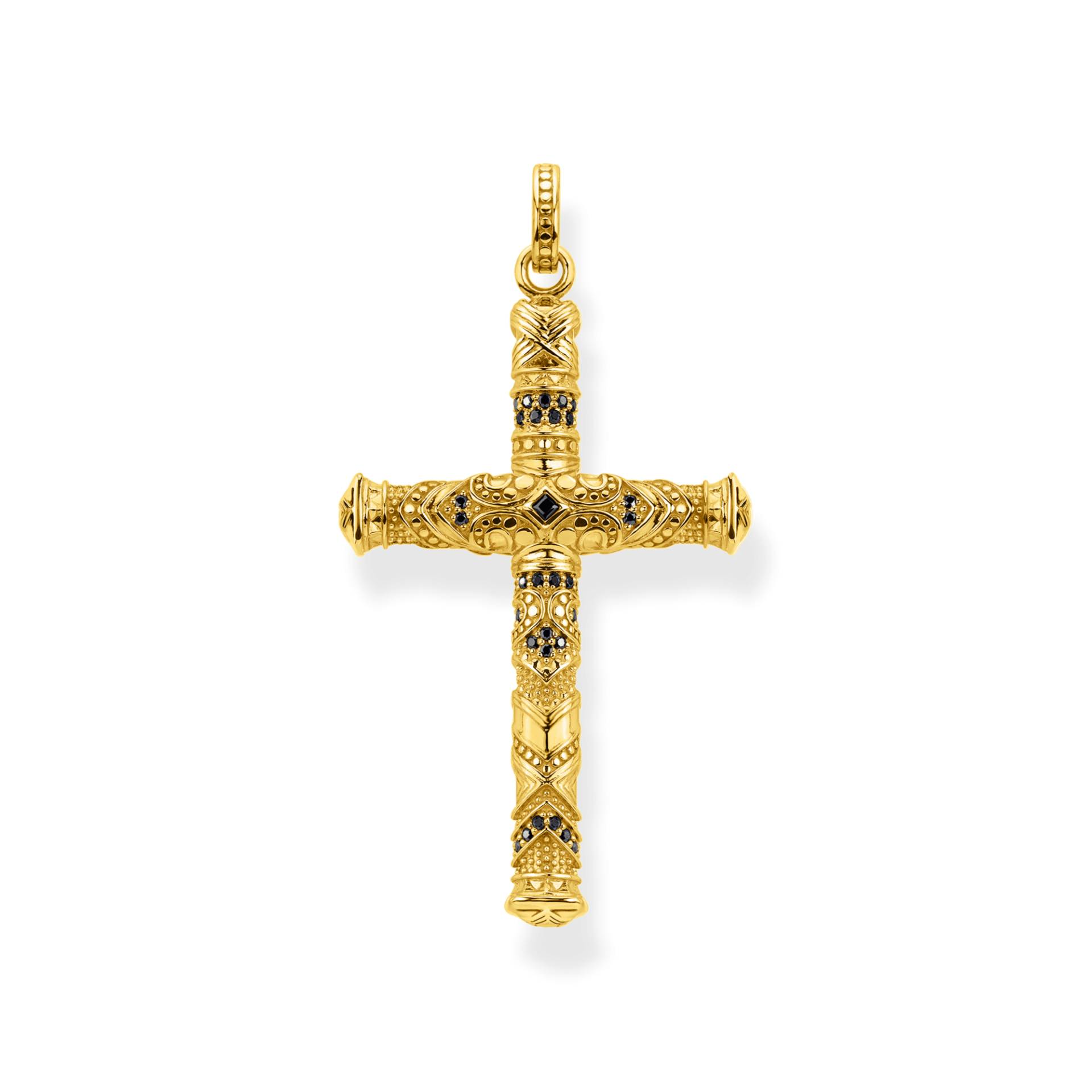 Thomas Sabo Anhänger Kreuz gold gelbgoldfarben PE909-414-39 von Thomas Sabo