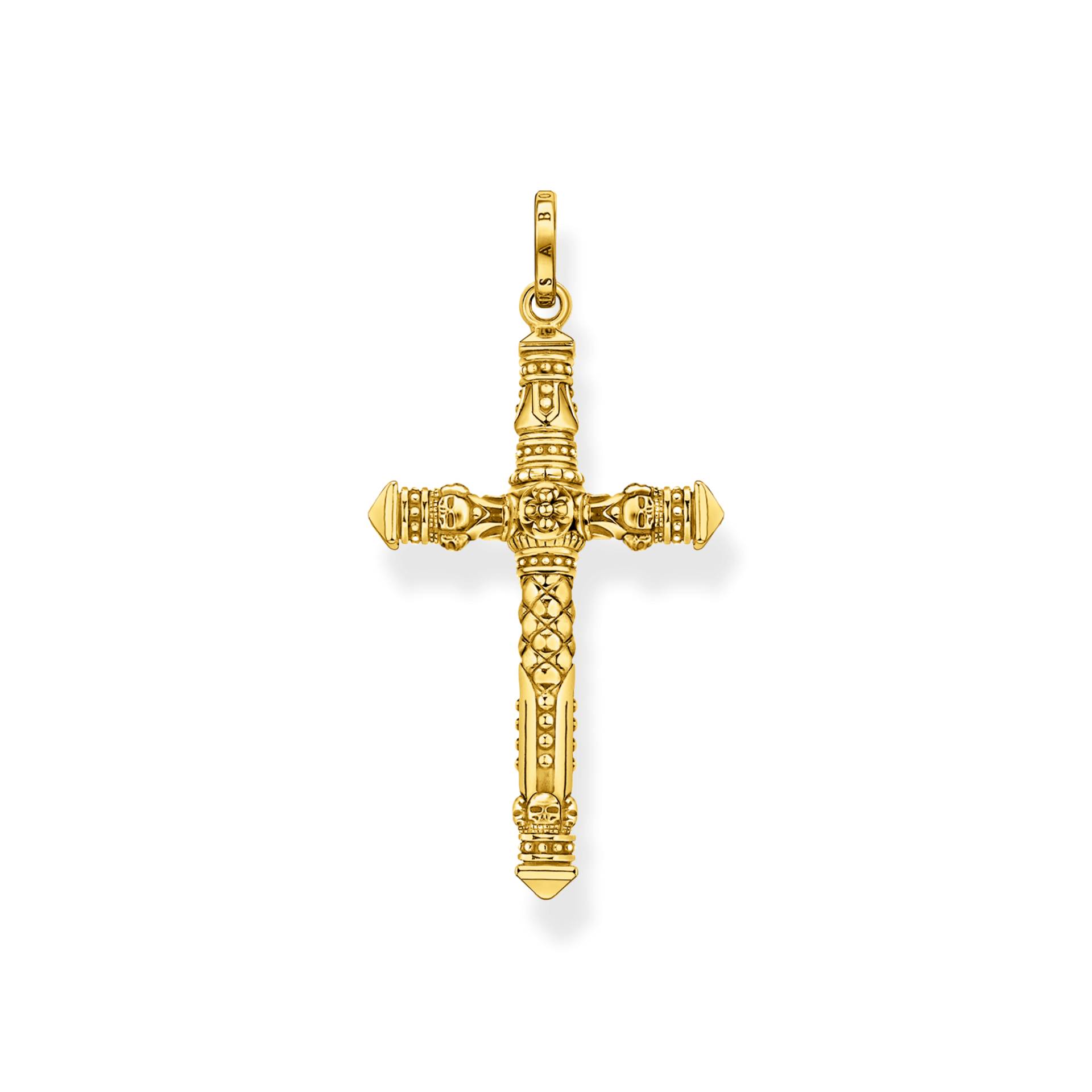 Thomas Sabo Anhänger Kreuz gold gelbgoldfarben PE912-413-39 von Thomas Sabo