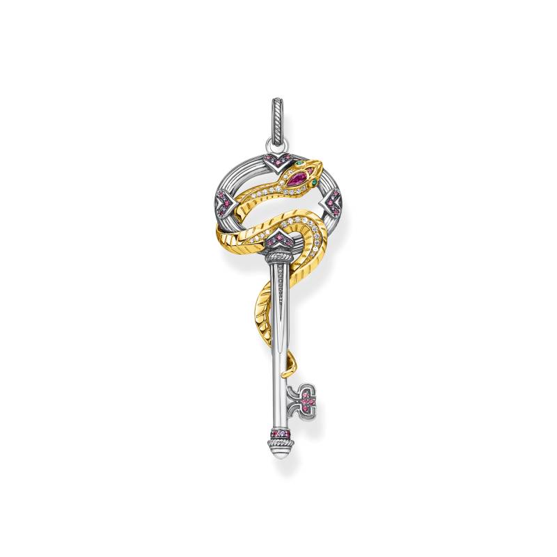 Thomas Sabo Anhänger Schlüssel mit Schlange gold mehrfarbig PE896-542-7 von Thomas Sabo