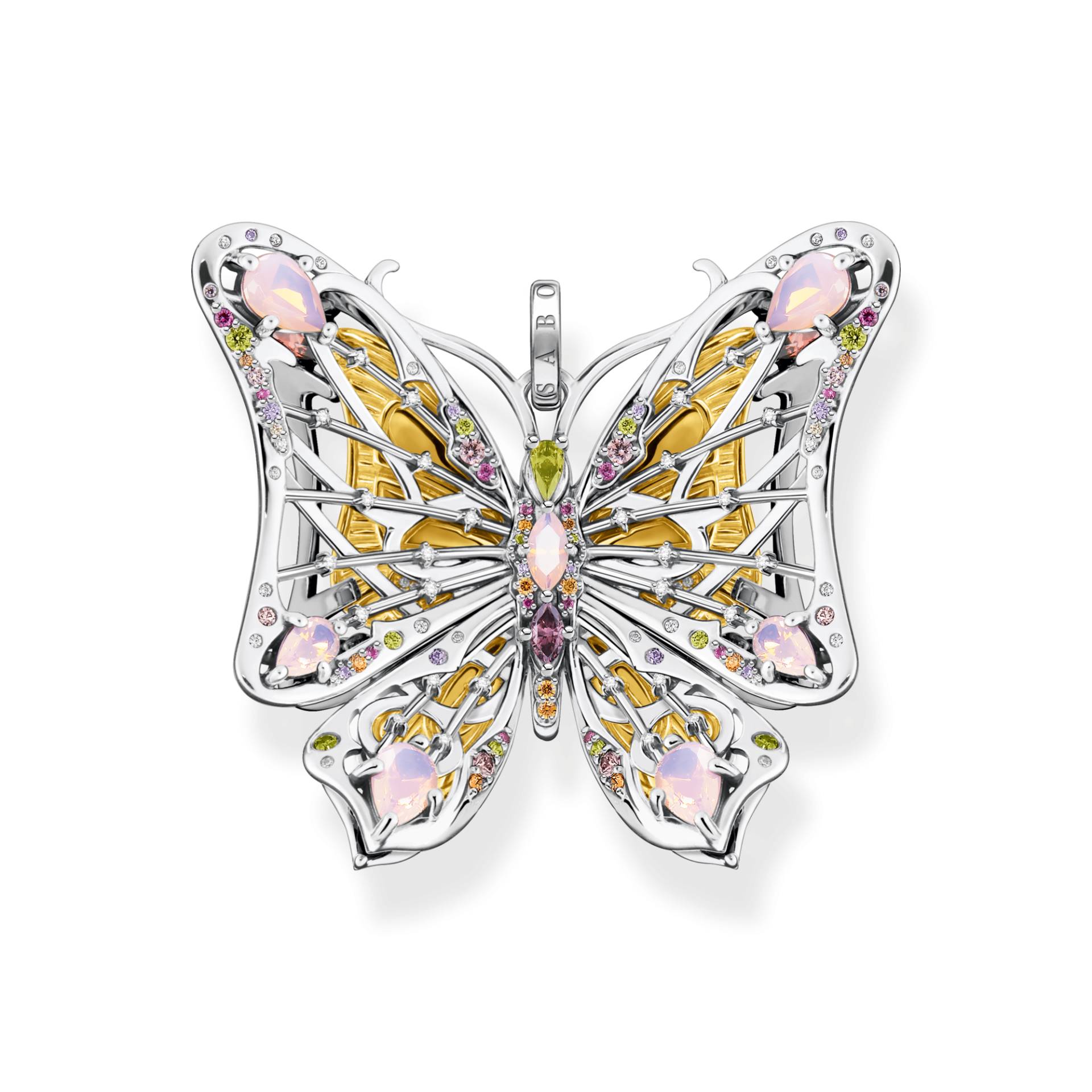 Thomas Sabo Anhänger Schmetterling farbige Steine gold mehrfarbig PE915-488-7 von Thomas Sabo