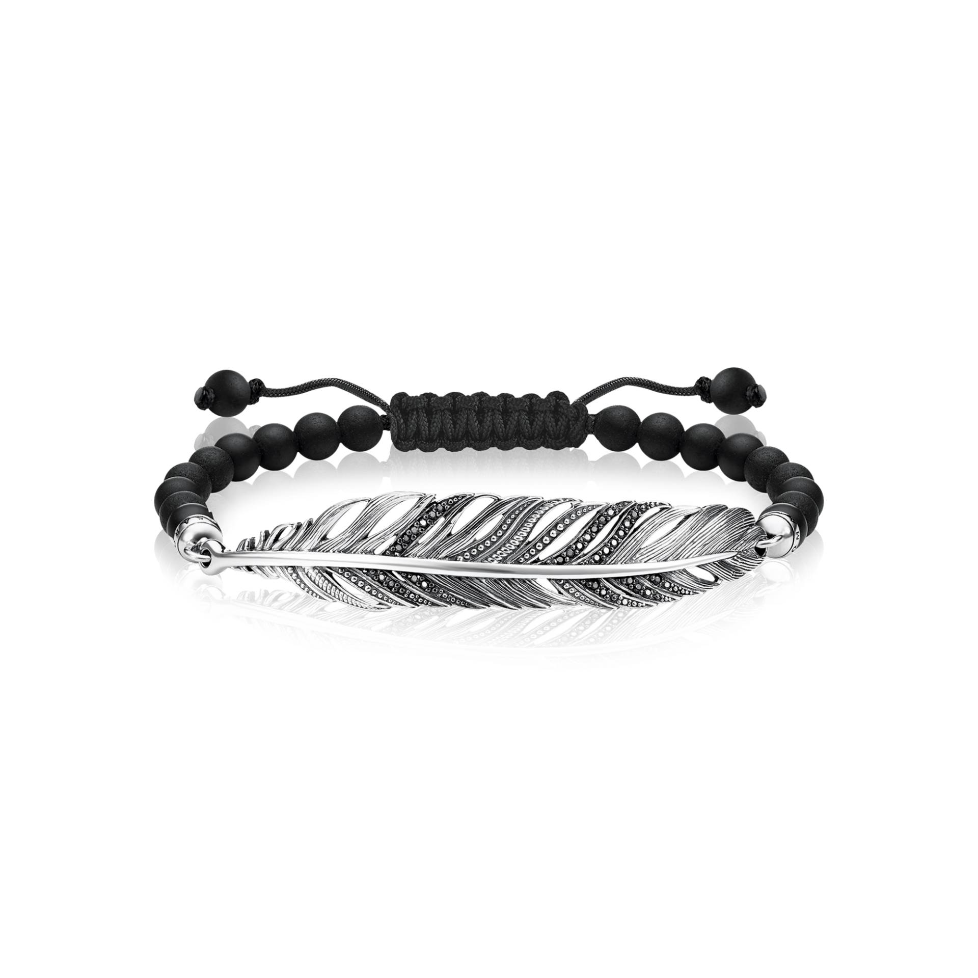 Thomas Sabo Armband Feder schwarz LBA0132-810-11-L24V von Thomas Sabo