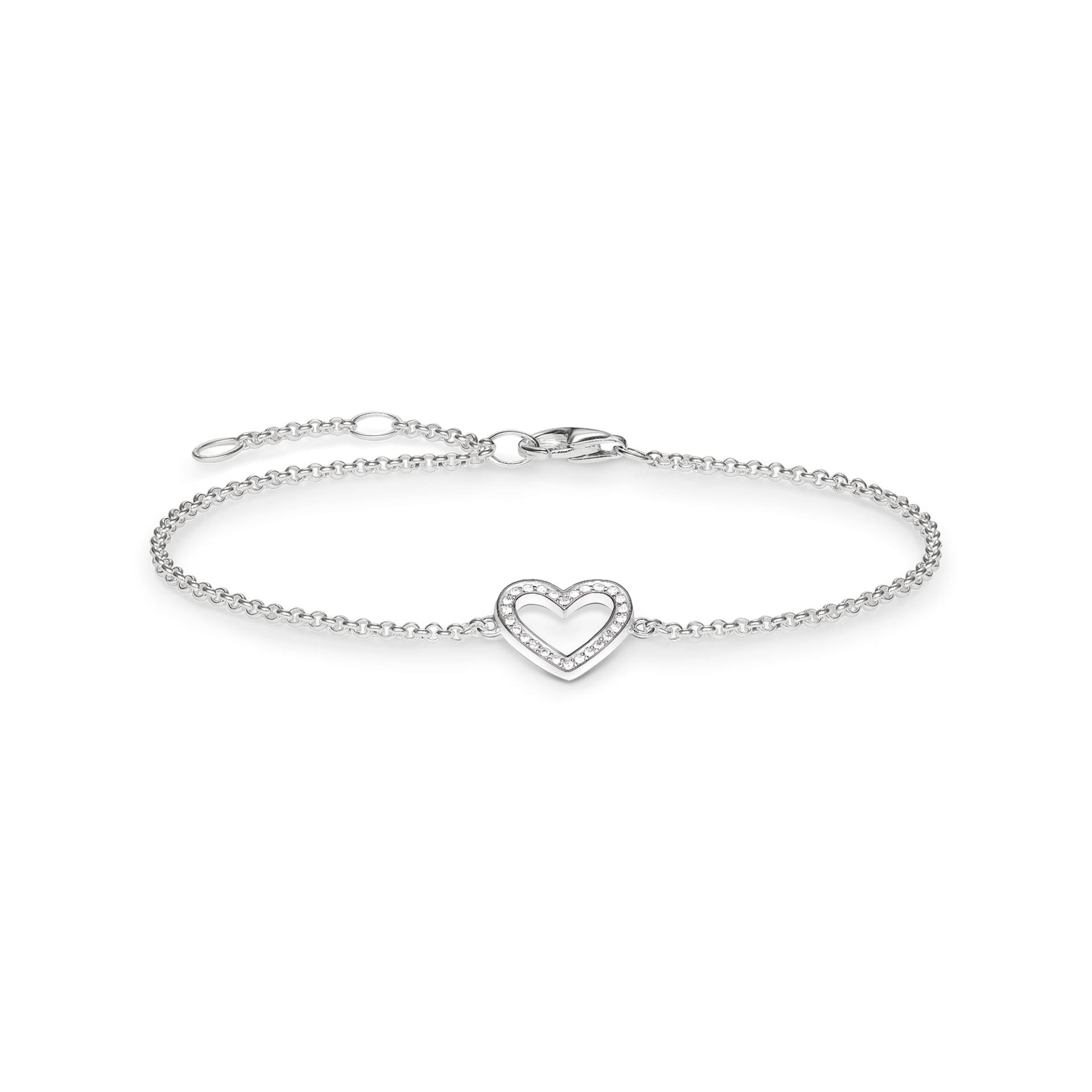 Thomas Sabo Armband weiß A1553-051-14-L19,5V von Thomas Sabo