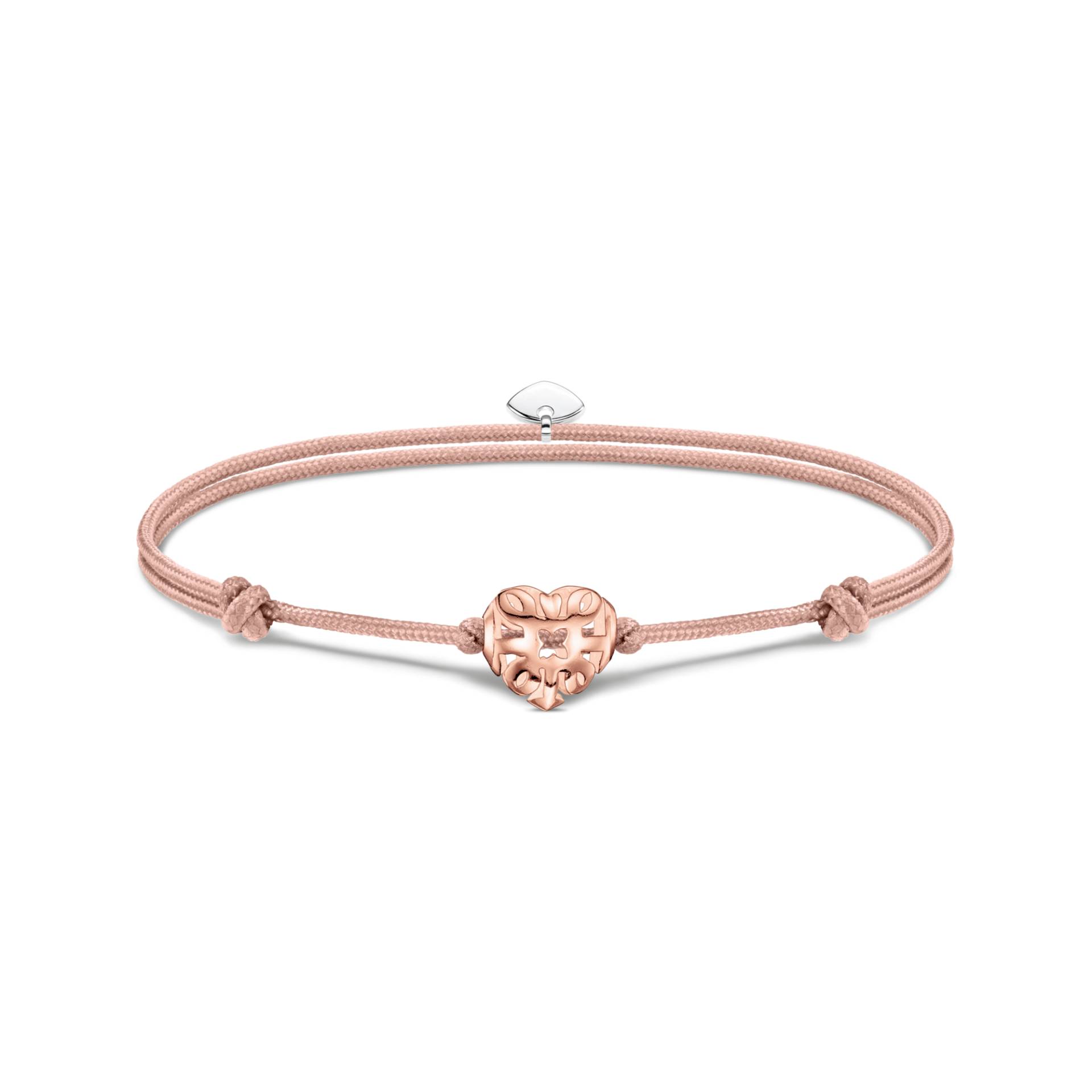 Thomas Sabo Armband Karma Secret mit Herz Bead rosévergoldet roségoldfarben A2123-597-40-L22V von Thomas Sabo