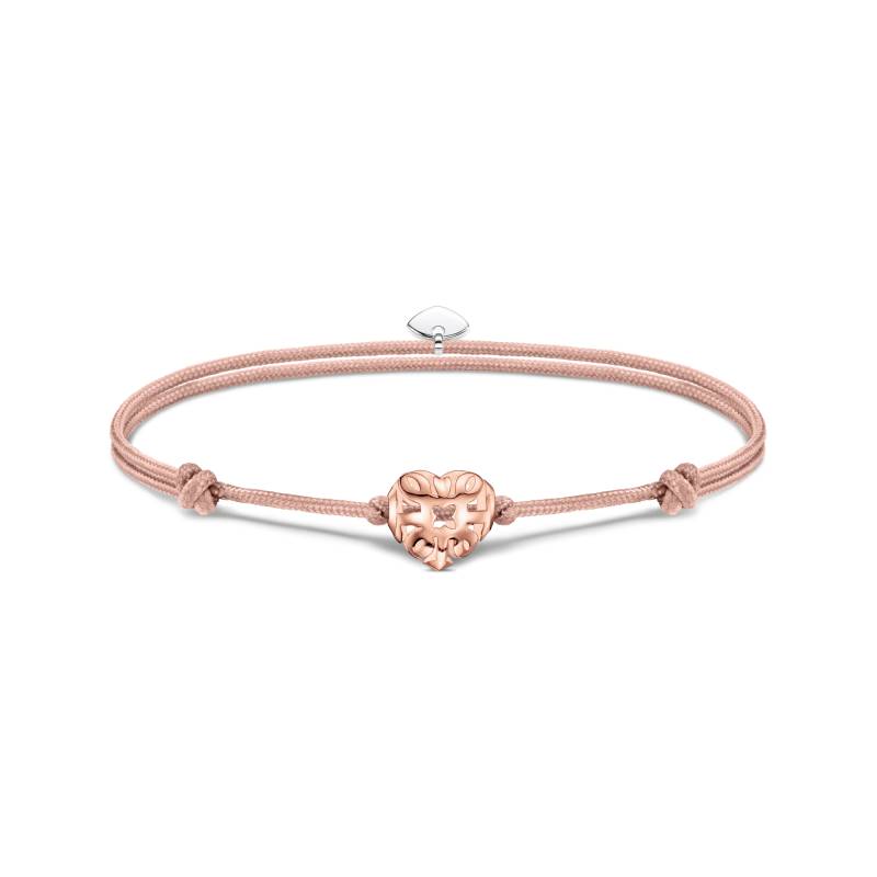 Thomas Sabo Armband Karma Secret mit Herz Bead rosévergoldet roségoldfarben A2123-597-40-L22V von Thomas Sabo