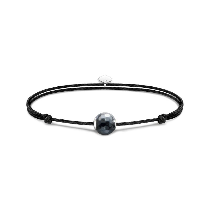 Thomas Sabo Armband Karma Secret mit schwarzem Hämatit Bead grau A2104-173-5-L22V von Thomas Sabo