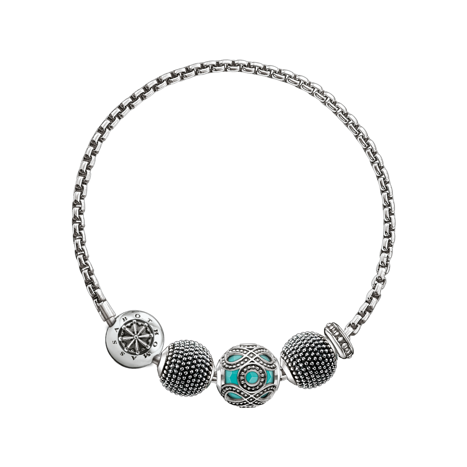 Thomas Sabo Armband Kathmandu türkis SET0249-941-17-L20 Thomas Sabo Armband Kathmandu türkis SET0249-941-17-L20 von Thomas Sabo