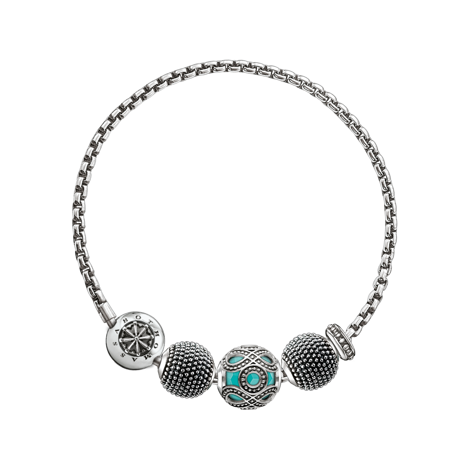 Thomas Sabo Armband Kathmandu türkis SET0249-941-17-L21 Thomas Sabo Armband Kathmandu türkis SET0249-941-17-L21 von Thomas Sabo