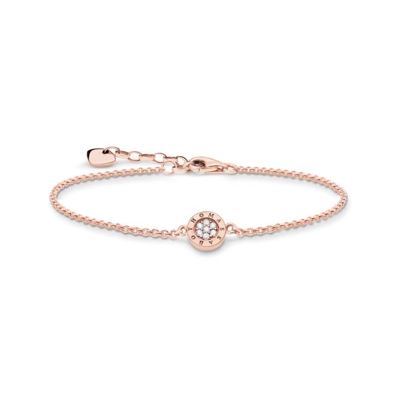 Thomas Sabo Armband Klassisch Pavé roségold weiß A2047-416-14-L19V von Thomas Sabo