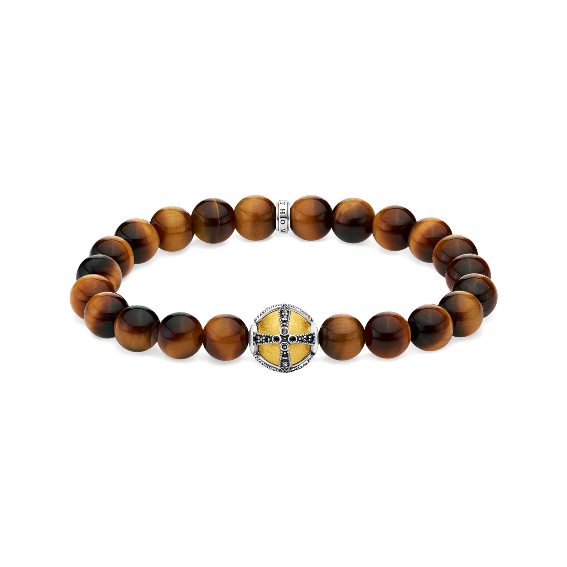 Thomas Sabo Armband Kreuz gold braun A1929-849-2-L19,5 von Thomas Sabo