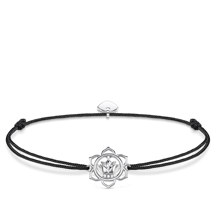 Thomas Sabo Armband Little Secret Lotosblüte schwarz LS015-401-11-L20V von Thomas Sabo