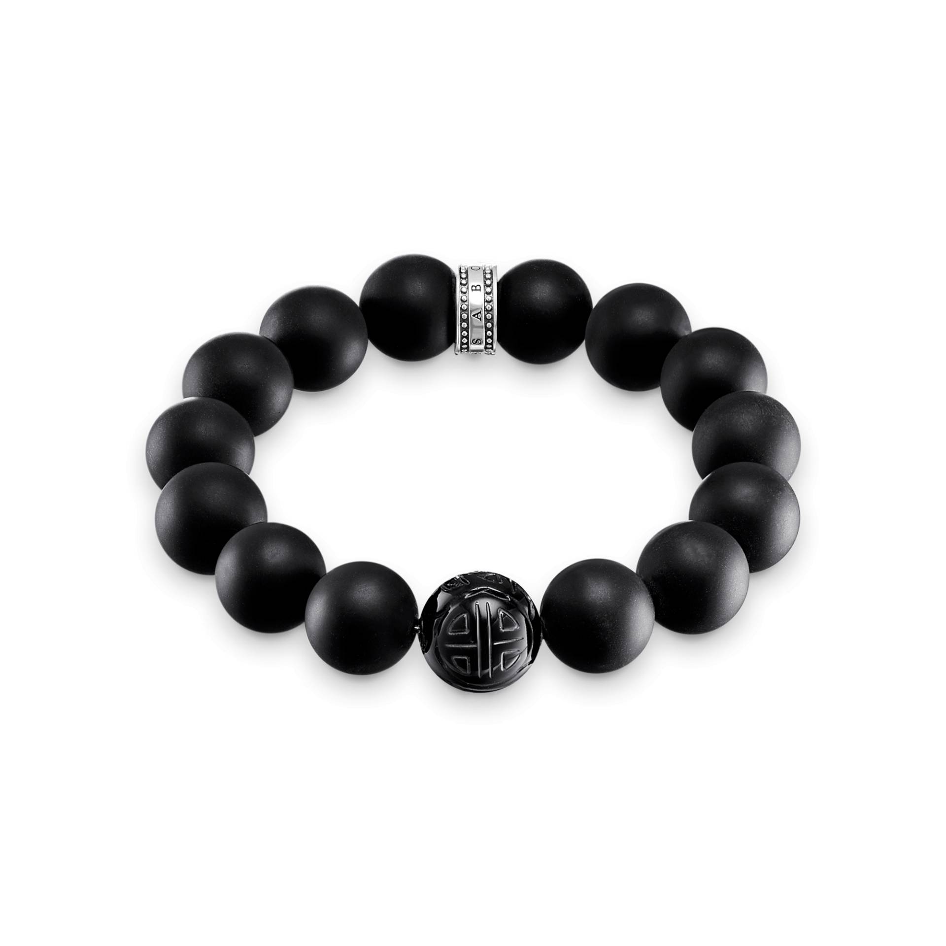 Thomas Sabo Armband Power Bracelet Obsidian schwarz A1573-704-11-L15 von Thomas Sabo