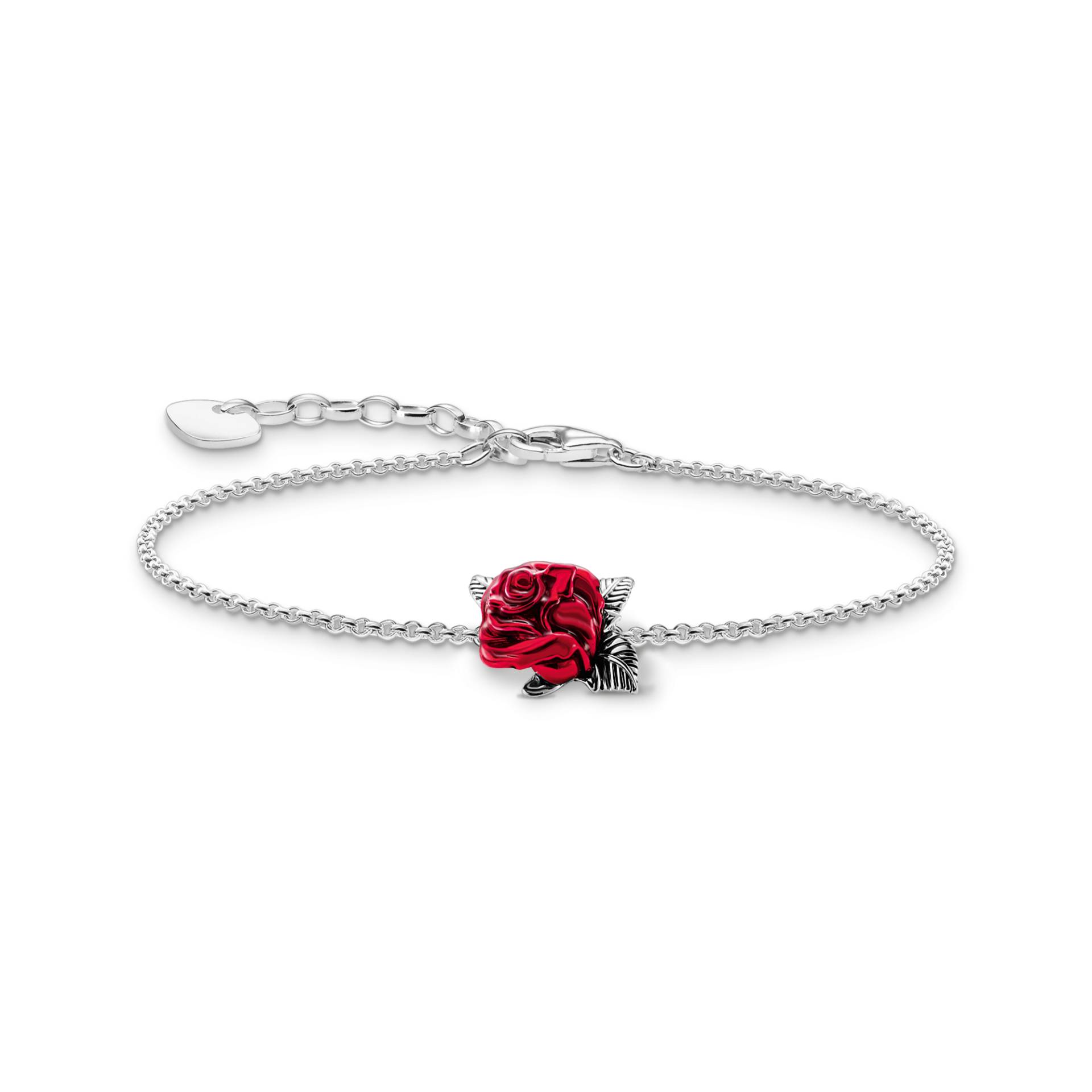 Thomas Sabo Armband  Rose Roses Romance Silber rot A2175-664-10-L19V von Thomas Sabo