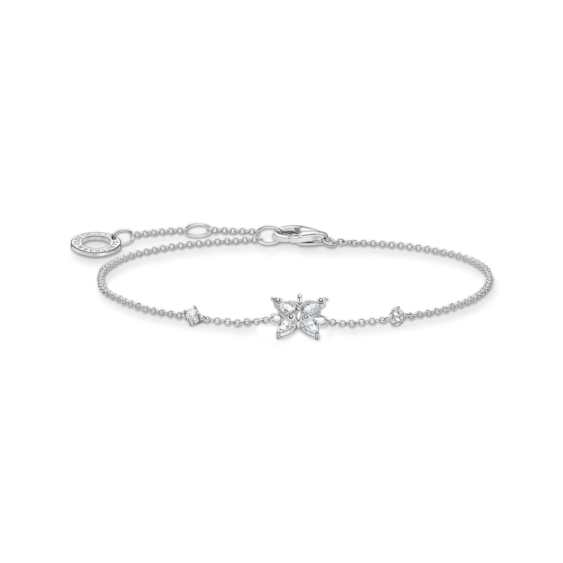 Thomas Sabo Armband Schmetterling weiße Steine weiß A2028-051-14-L19V von Thomas Sabo