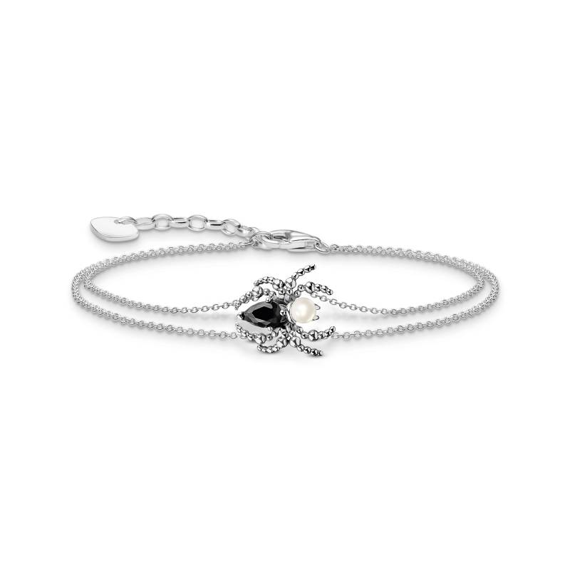 Thomas Sabo Armband Spider Romance mit Spinne Silber mehrfarbig A2205-167-7-L19V von Thomas Sabo