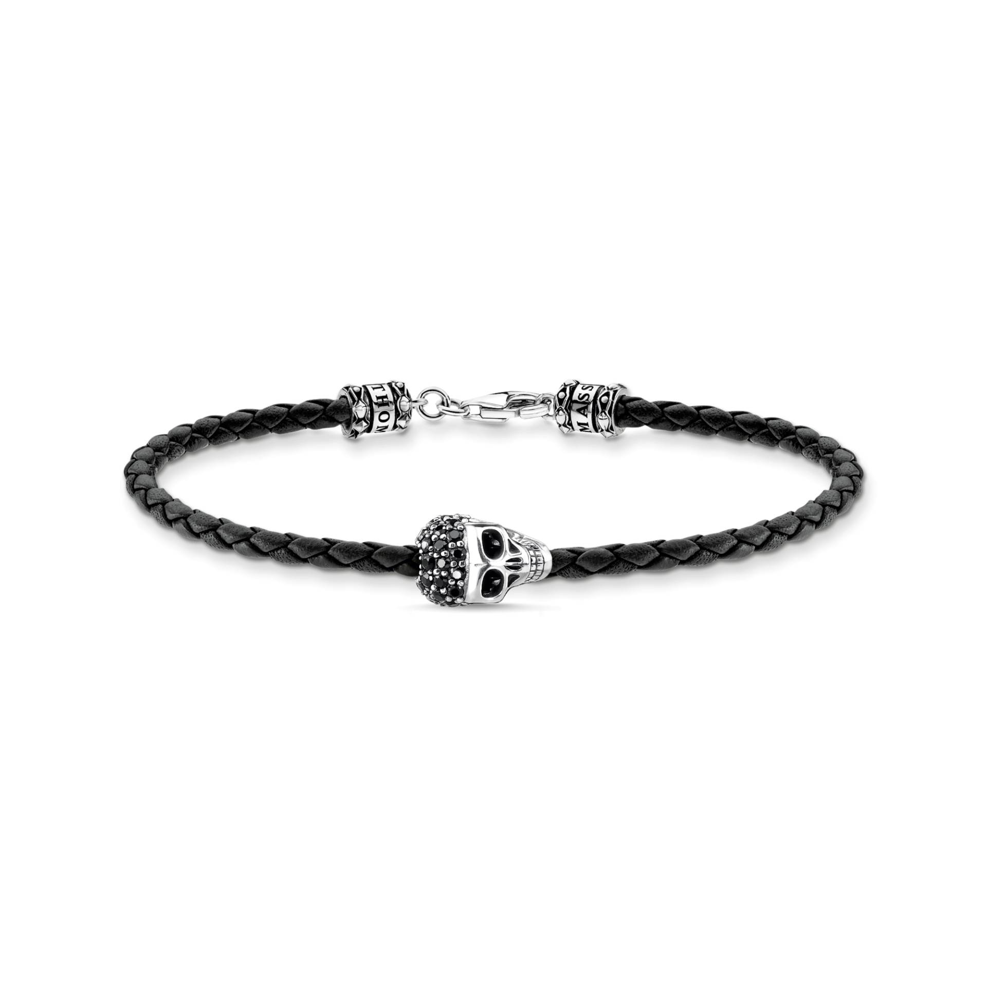 Thomas Sabo Armband Totenkopf silber schwarz A2055-805-11-L16 von Thomas Sabo