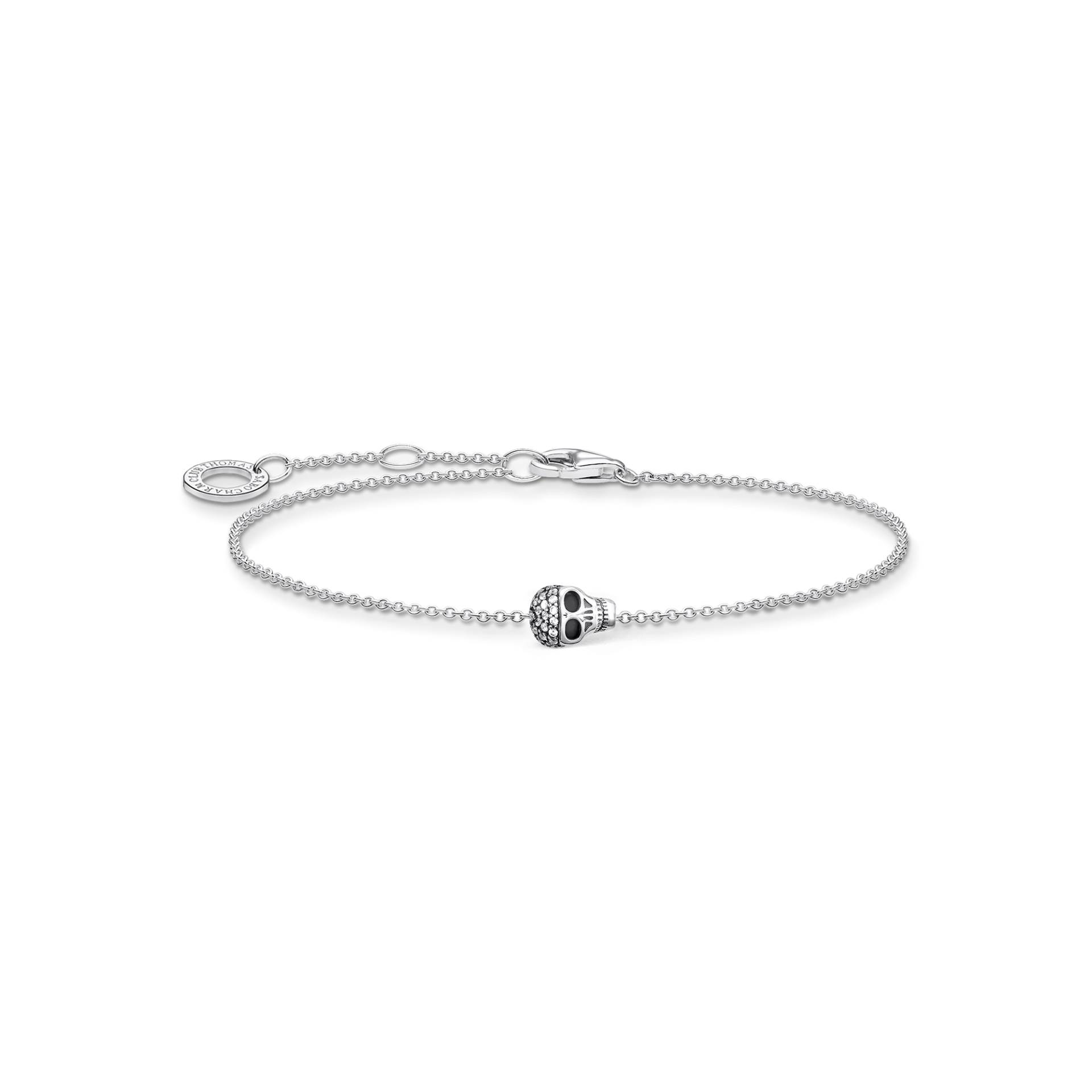 Thomas Sabo Armband Totenkopf weiß A2002-643-14-L19V von Thomas Sabo