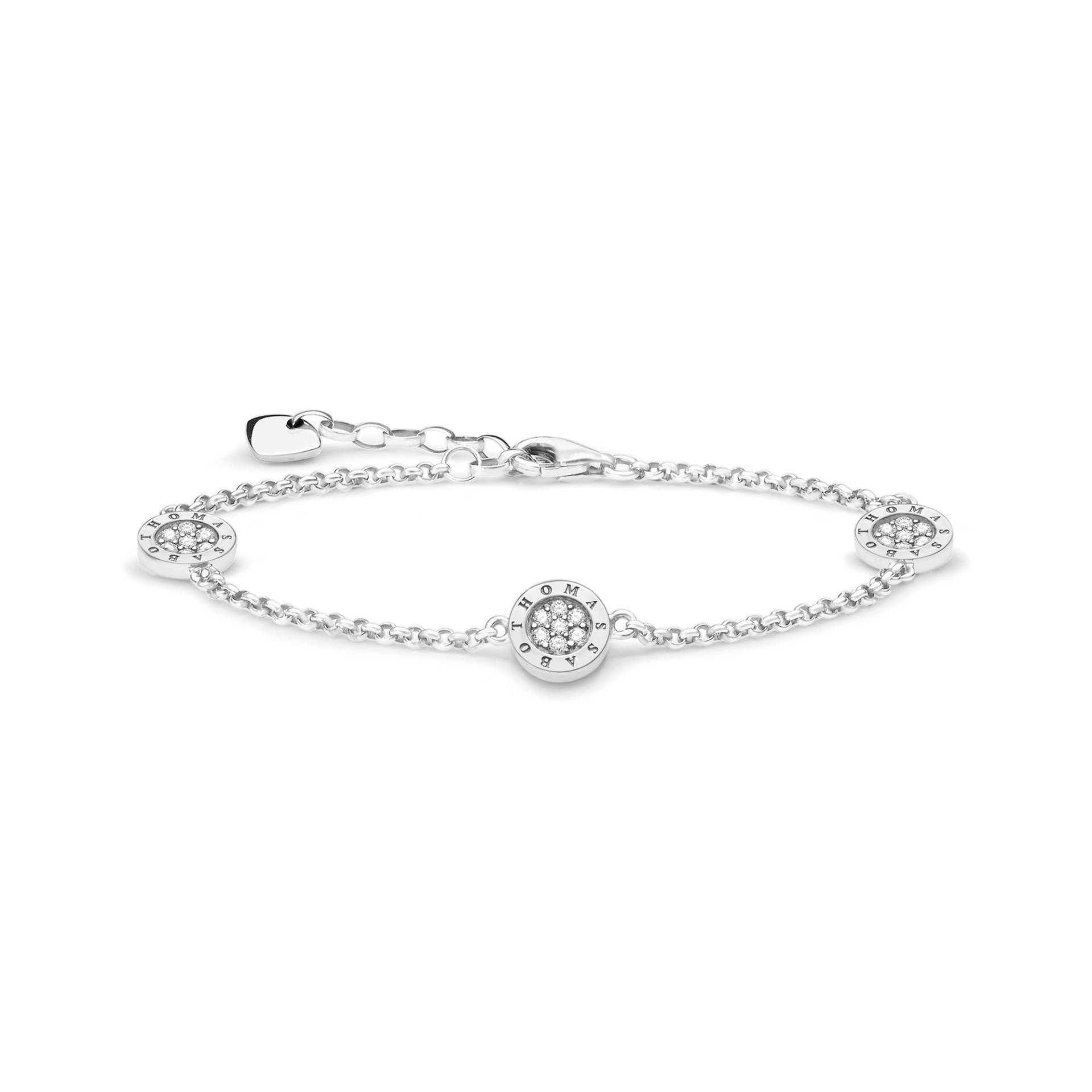 Thomas Sabo Armband klassisch Pavé weiß A1829-051-14-L19V Thomas Sabo Armband klassisch Pavé weiß A1829-051-14-L19V von Thomas Sabo