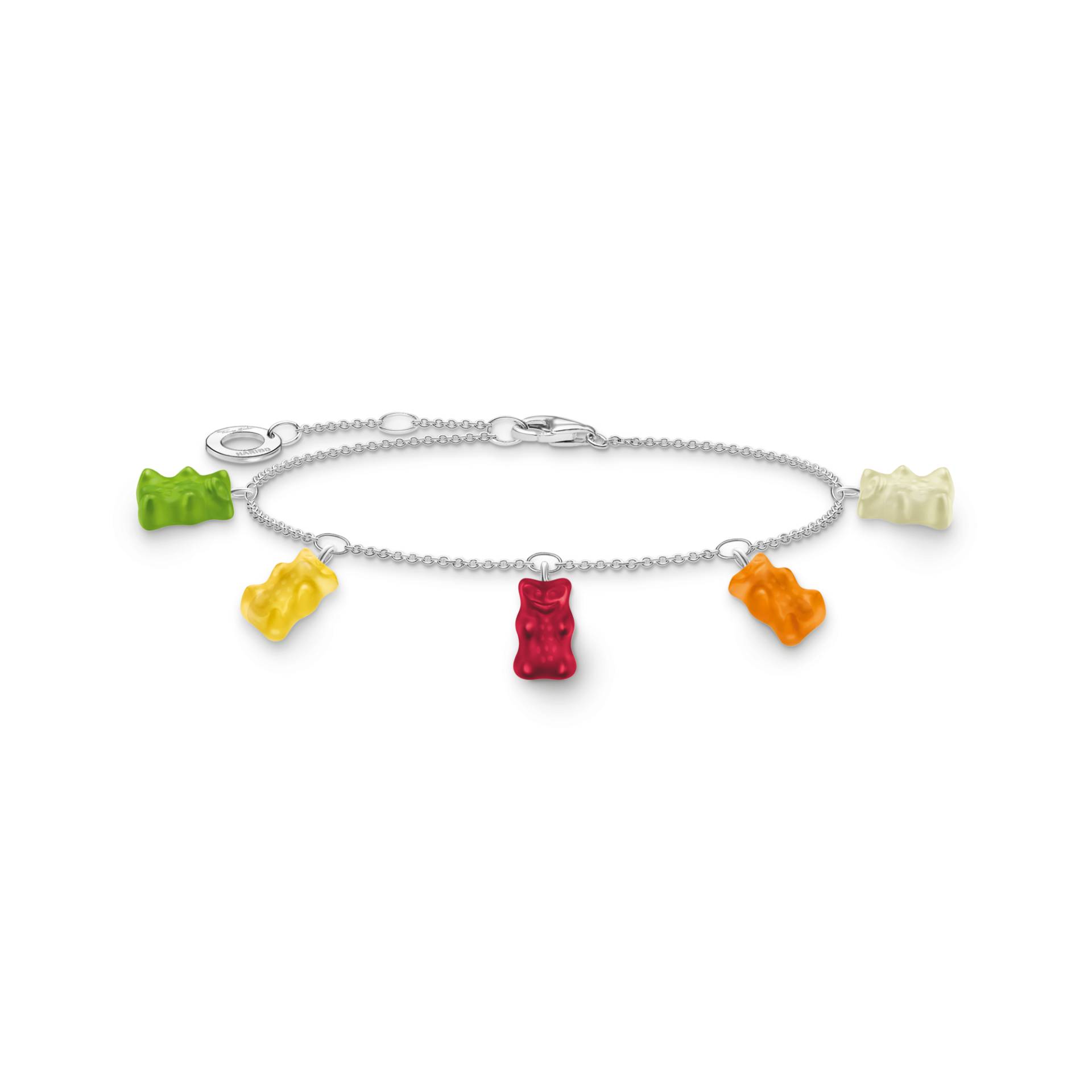 Thomas Sabo Armband mit 5 bunten Goldbären Silber mehrfarbig A2152-017-7-L19V Thomas Sabo Armband mit 5 bunten Goldbären Silber mehrfarbig A2152-017-7-L19V von Thomas Sabo