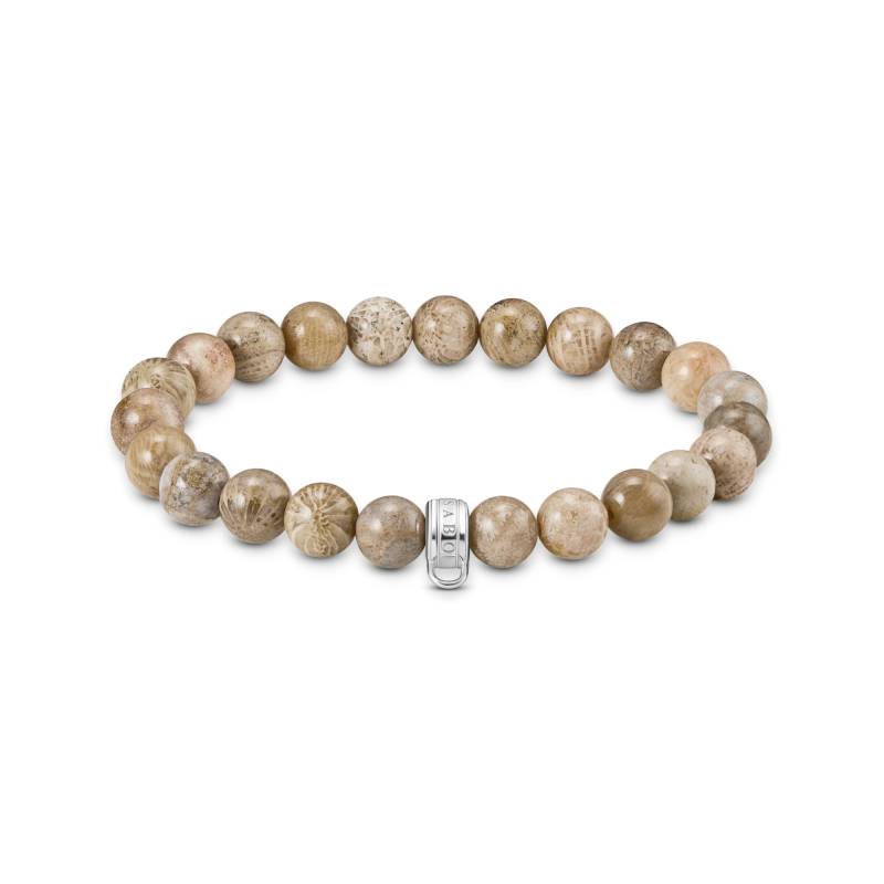 Thomas Sabo Armband mit Daisy Jaspis Beads Silber natur X0293-014-16-L17 von Thomas Sabo