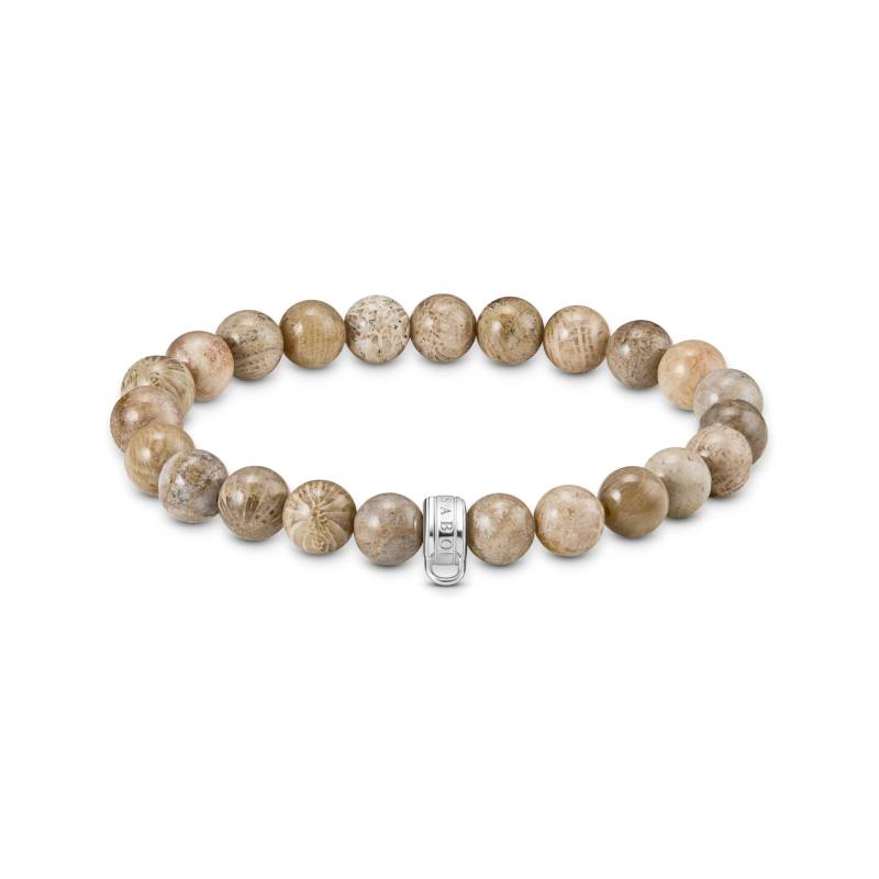 Thomas Sabo Armband mit Daisy Jaspis Beads Silber natur X0293-014-16-L19 von Thomas Sabo