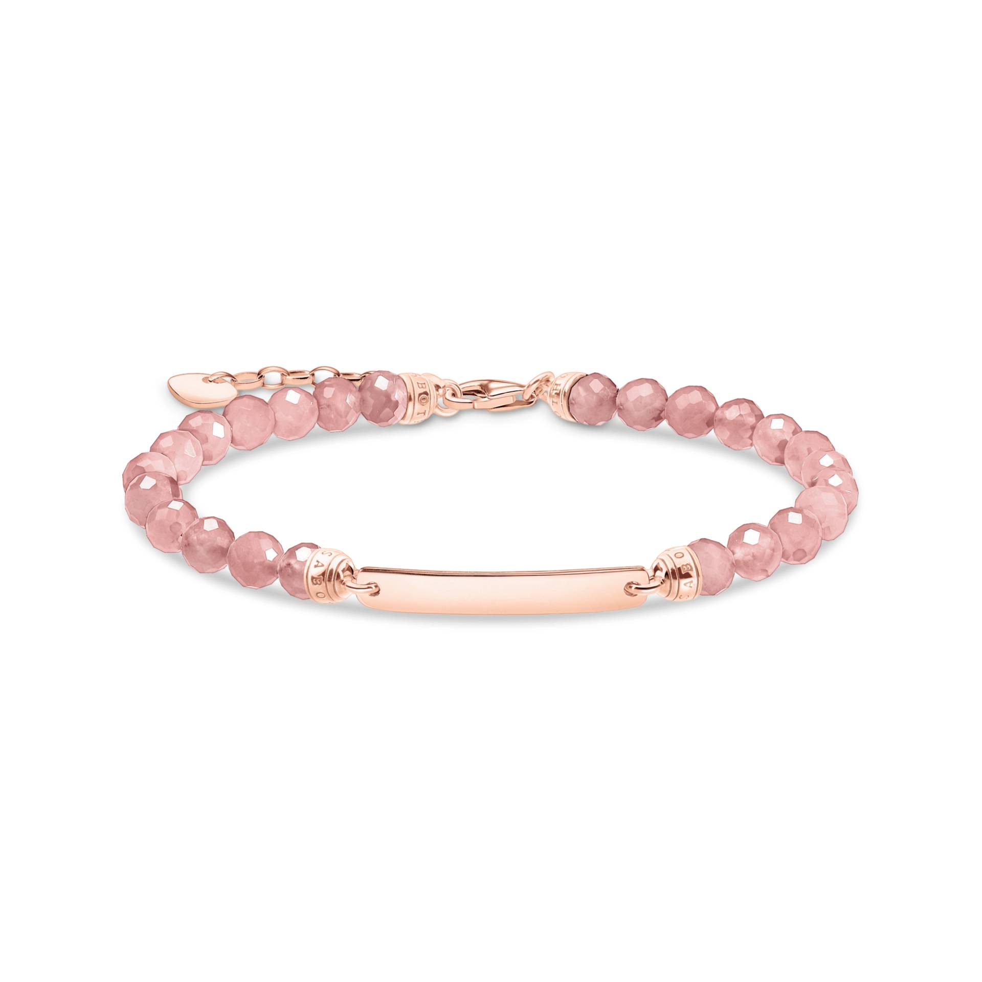 Thomas Sabo Armband rosa Perlen roségold pink A2042-415-9-L19V von Thomas Sabo