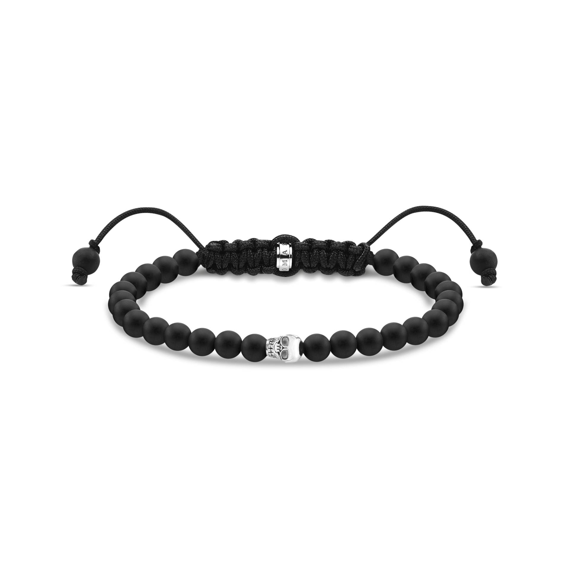 Thomas Sabo Armband schwarz Totenkopf silber schwarz A2015-811-11-L22V von Thomas Sabo