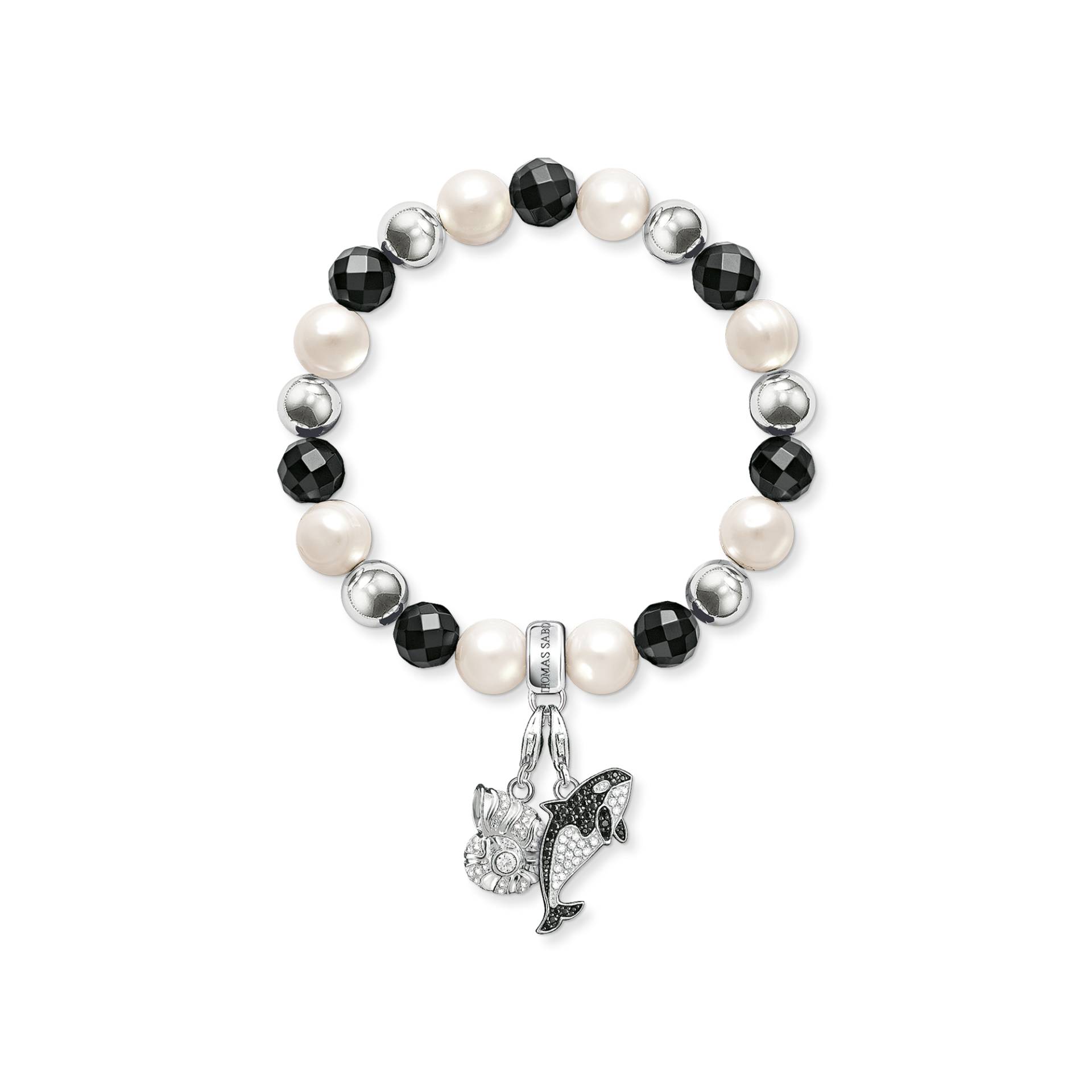 Thomas Sabo Armband weiß/ schwarz SET0427-517-25-L von Thomas Sabo