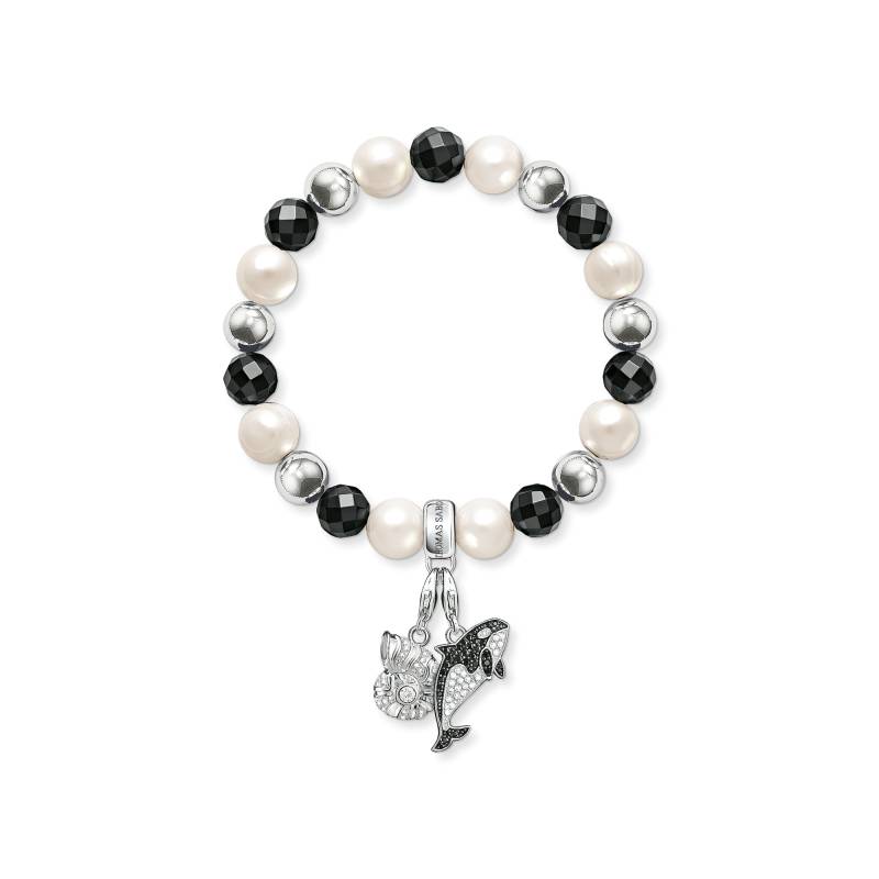 Thomas Sabo Armband weiß/ schwarz SET0427-517-25-M von Thomas Sabo