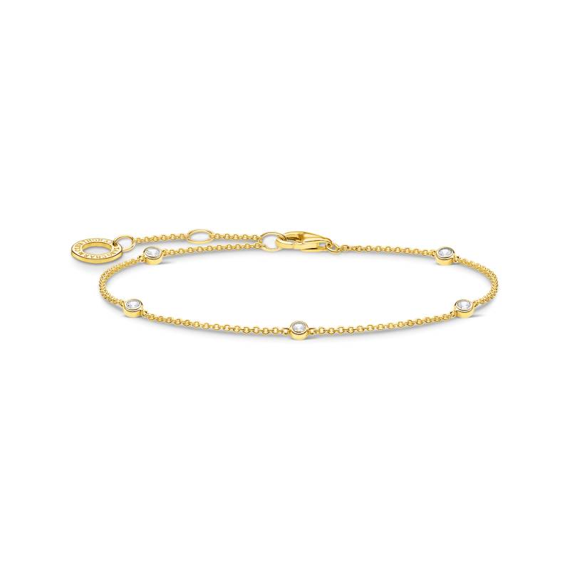 Thomas Sabo Armband weiße Steine gold weiß A1999-414-14-L19V von Thomas Sabo