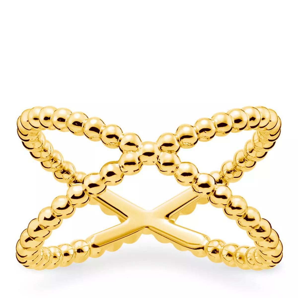 Thomas Sabo Armbanduhr - Ring Dots - Gr. 58 - in Gold - für Damen von Thomas Sabo