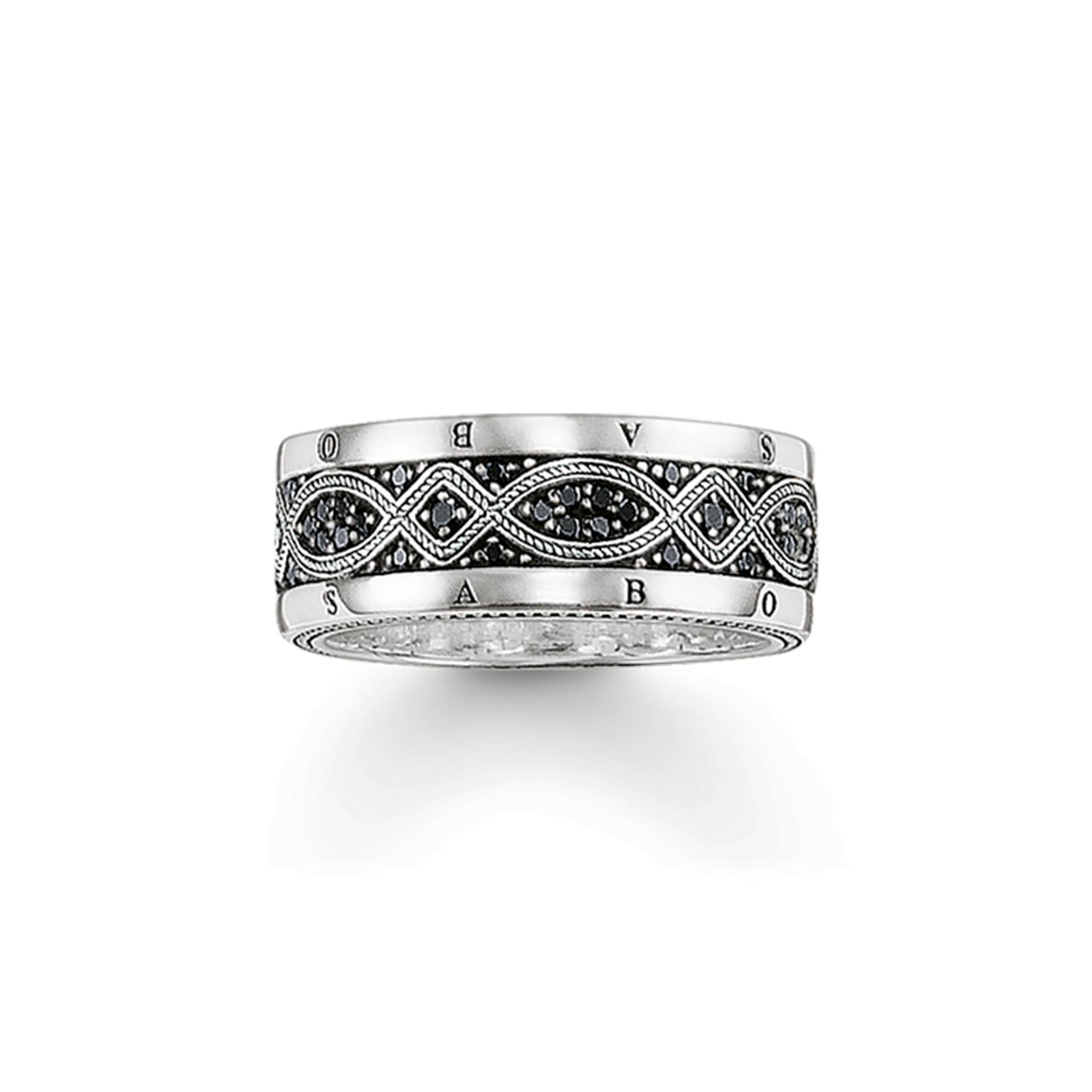 Thomas Sabo Bandring Love Knot schwarz TR2006-051-11-50 Thomas Sabo Bandring Love Knot schwarz TR2006-051-11-50 von Thomas Sabo
