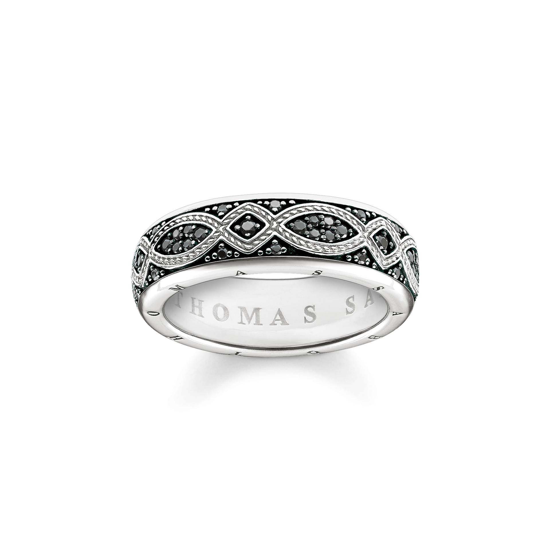Thomas Sabo Bandring Love Knot schwarz TR2087-643-11-54 Thomas Sabo Bandring Love Knot schwarz TR2087-643-11-54 von Thomas Sabo