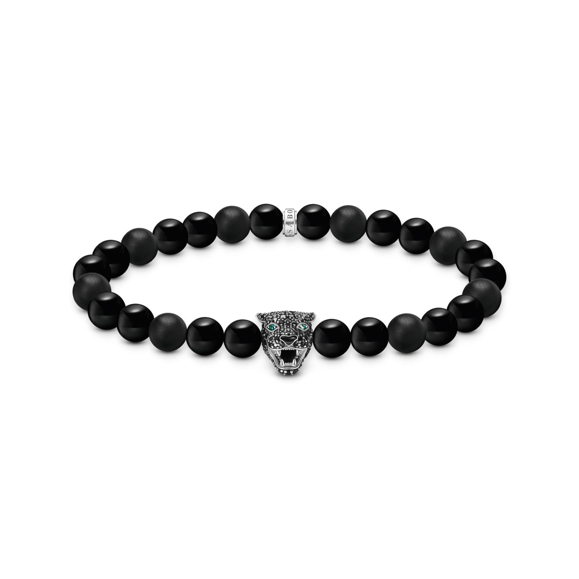 Thomas Sabo Bead-Armband Black Cat Silber schwarz A2192-705-11-L17 von Thomas Sabo