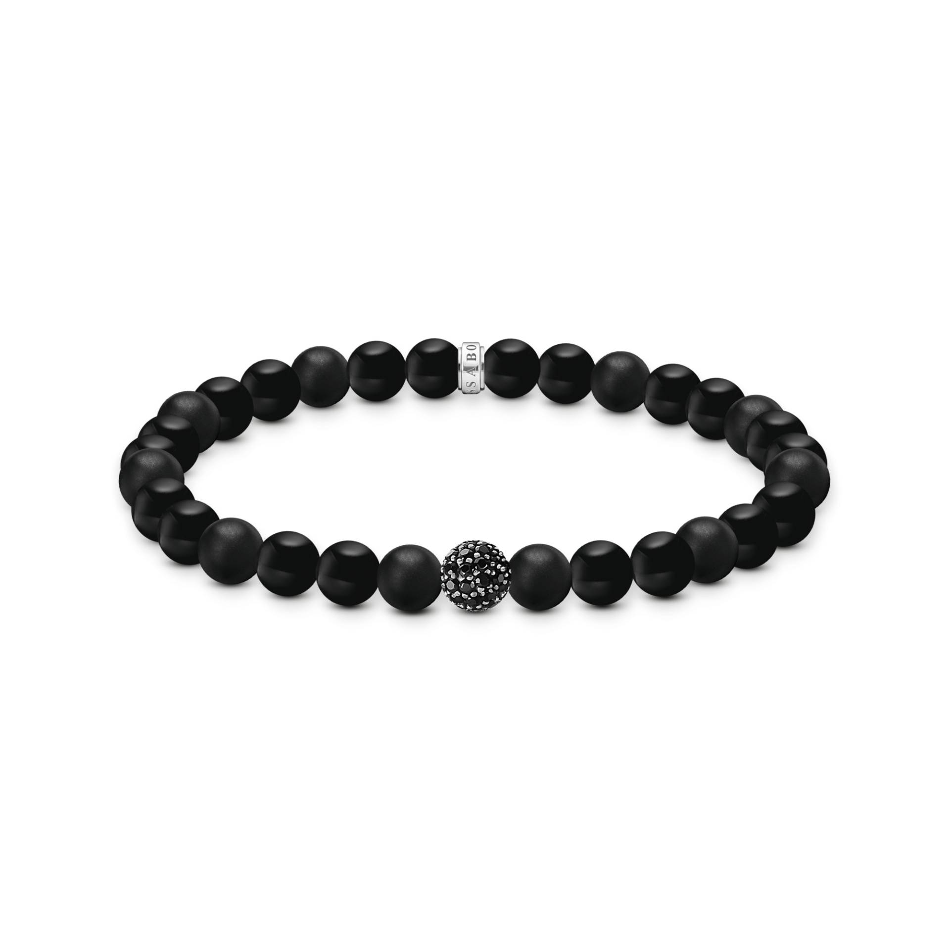 Thomas Sabo Bead-Armband Obsidian schwarz schwarz A2194-705-11-L17 von Thomas Sabo