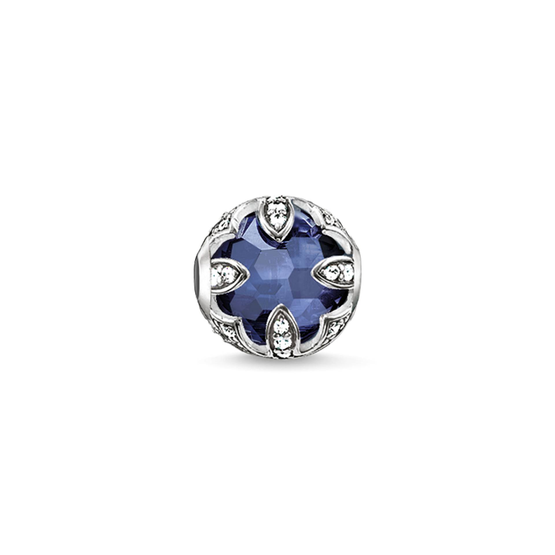 Thomas Sabo Bead Dunkelblauer Lotos dunkelblau K0142-640-32 von Thomas Sabo