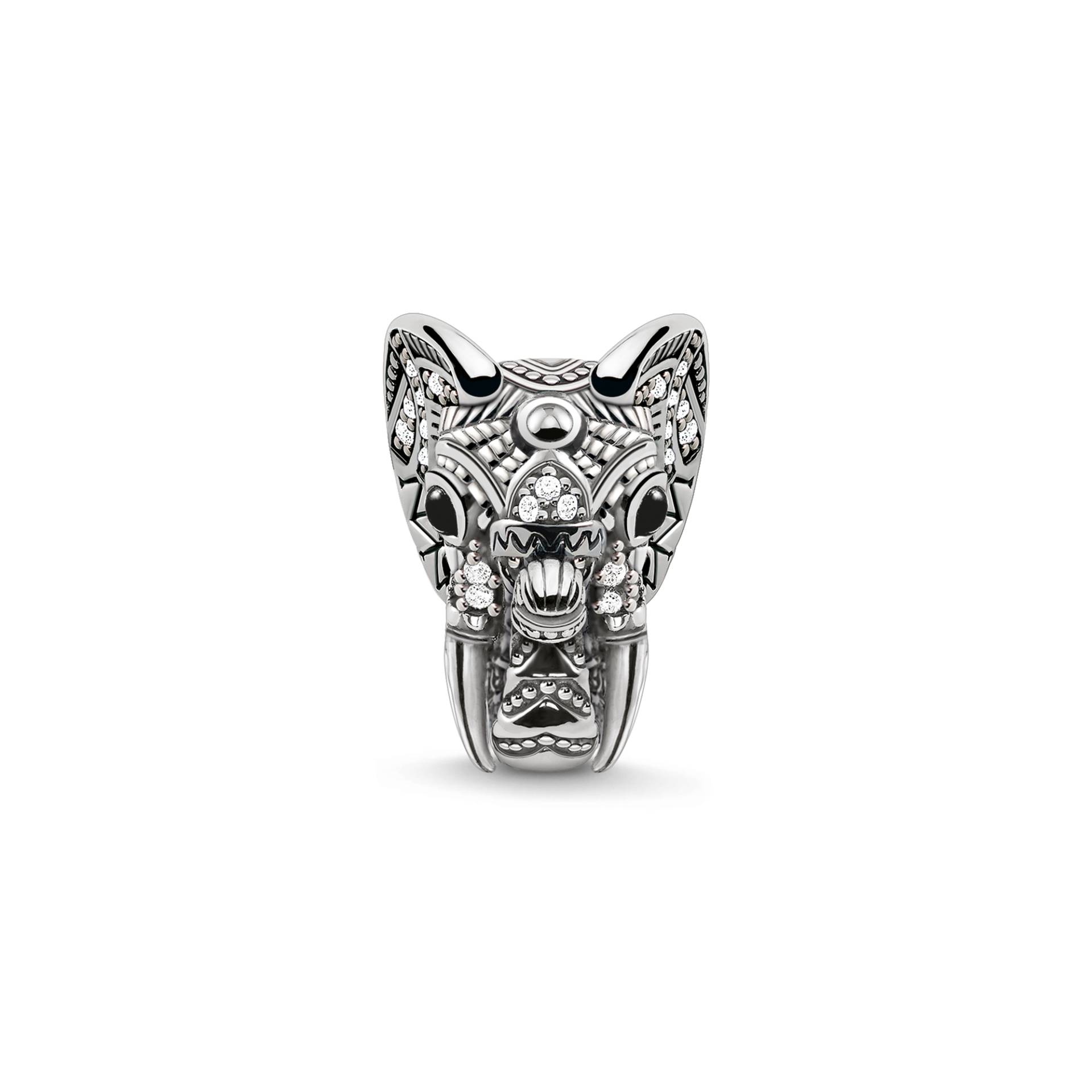 Thomas Sabo Bead Elefant weiß/ schwarz K0218-641-25 von Thomas Sabo