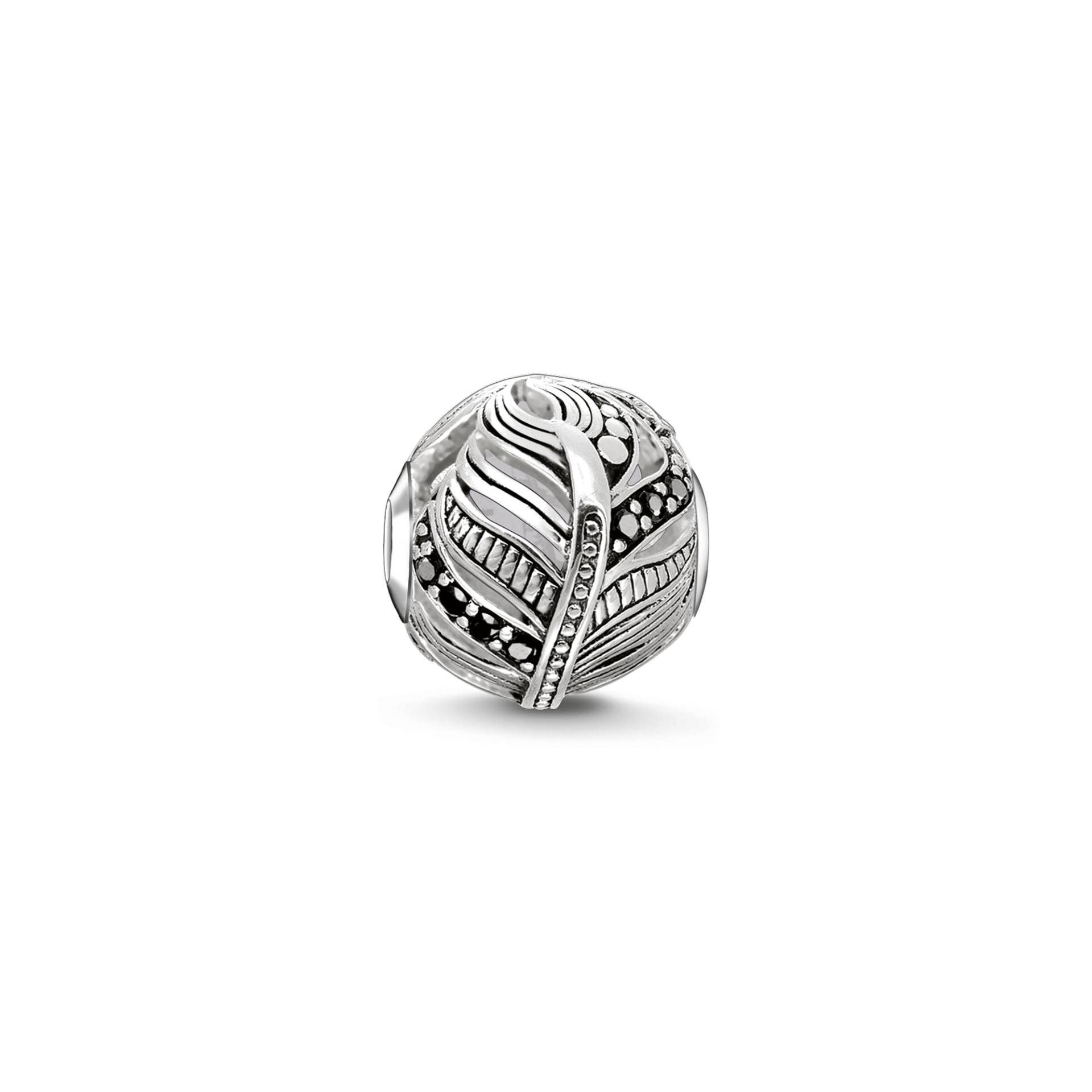 Thomas Sabo Bead Feder schwarz K0243-643-11 von Thomas Sabo