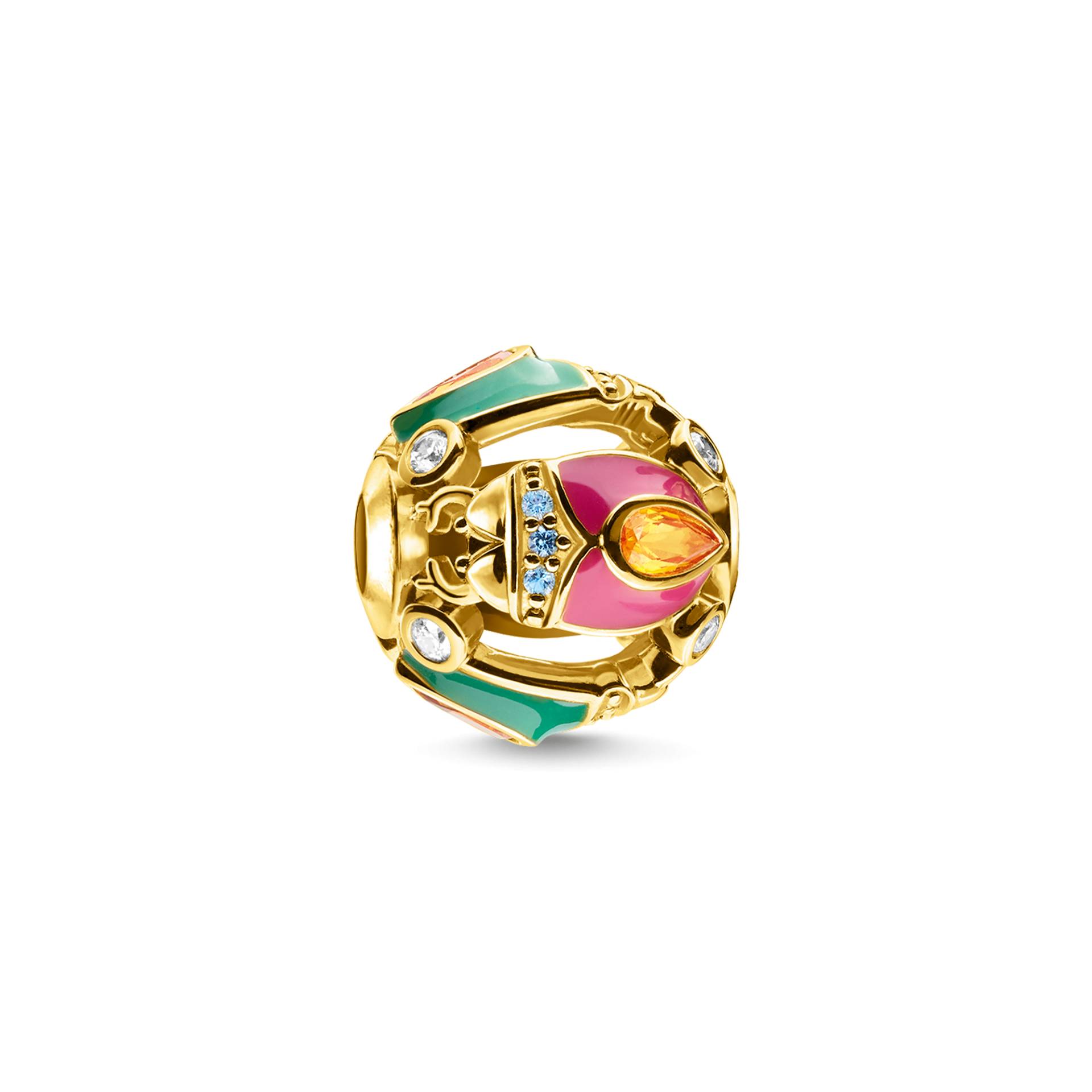 Thomas Sabo Bead Käfer gold mehrfarbig K0333-974-7 von Thomas Sabo