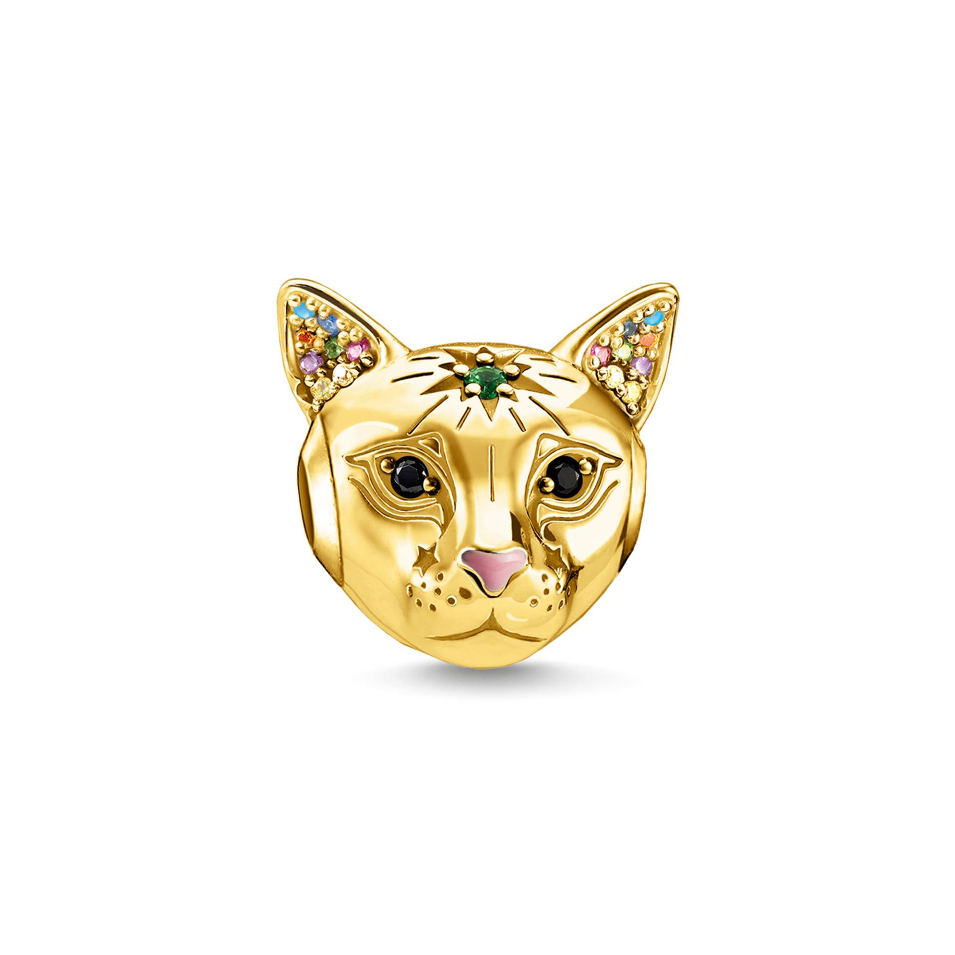 Thomas Sabo Bead Katze gold mehrfarbig K0327-471-7 von Thomas Sabo