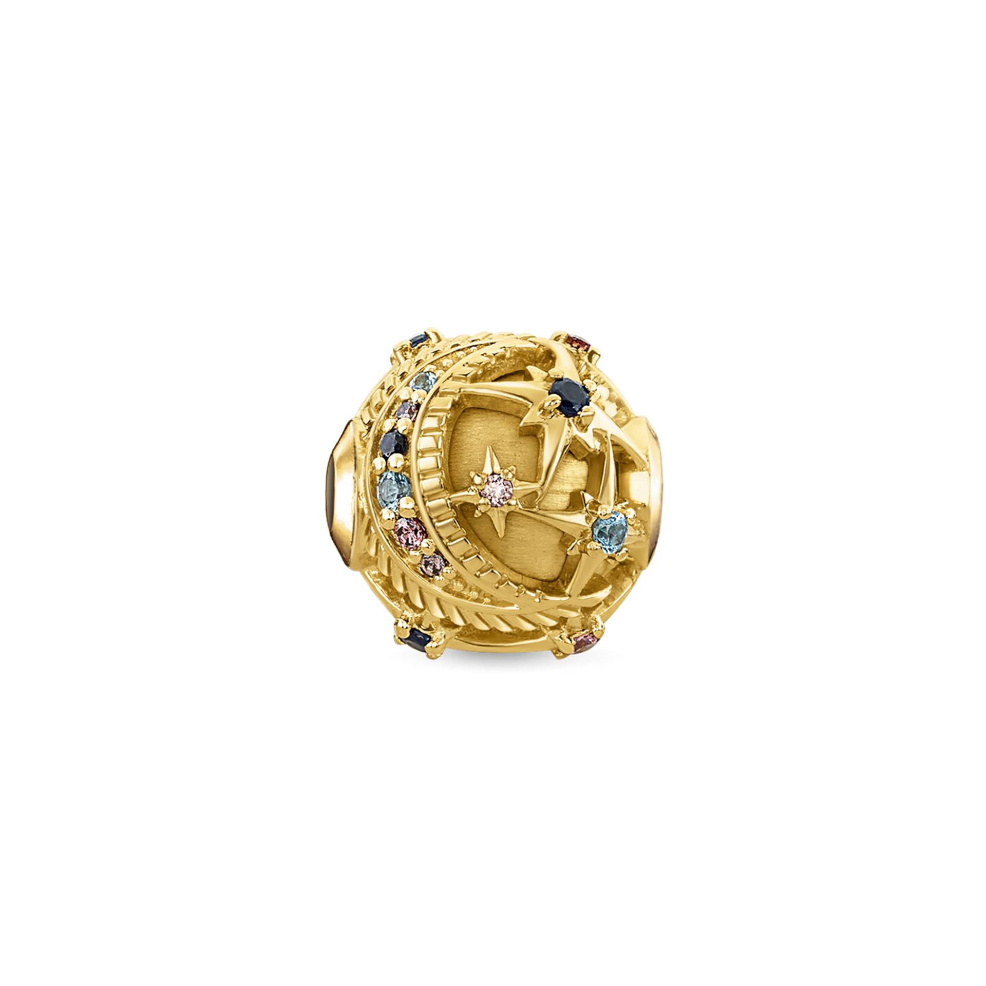 Thomas Sabo Bead Royalty Stern gold mehrfarbig K0311-959-7 von Thomas Sabo