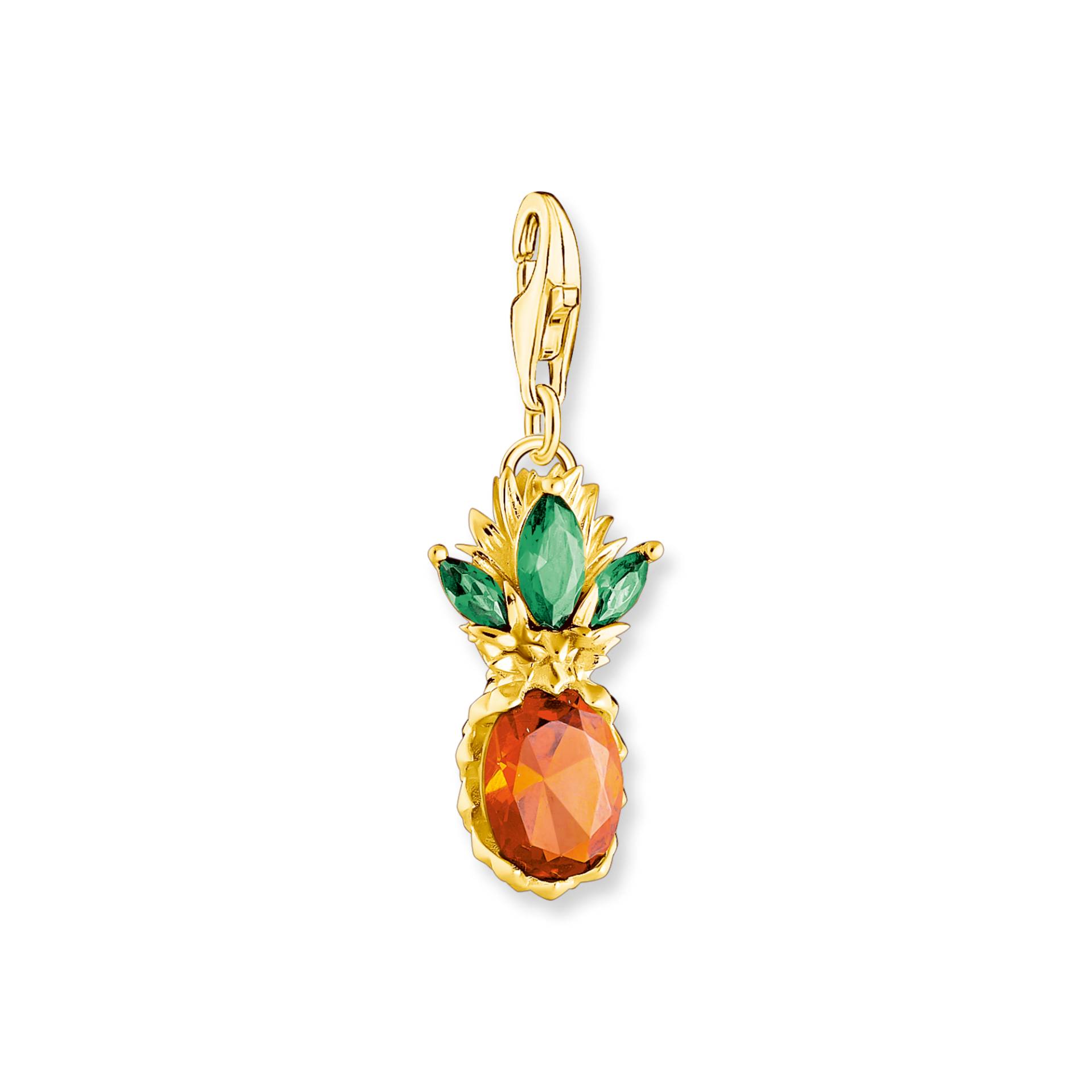 Thomas Sabo Charm-Anhänger Ananas gold mehrfarbig 1879-472-7 von Thomas Sabo