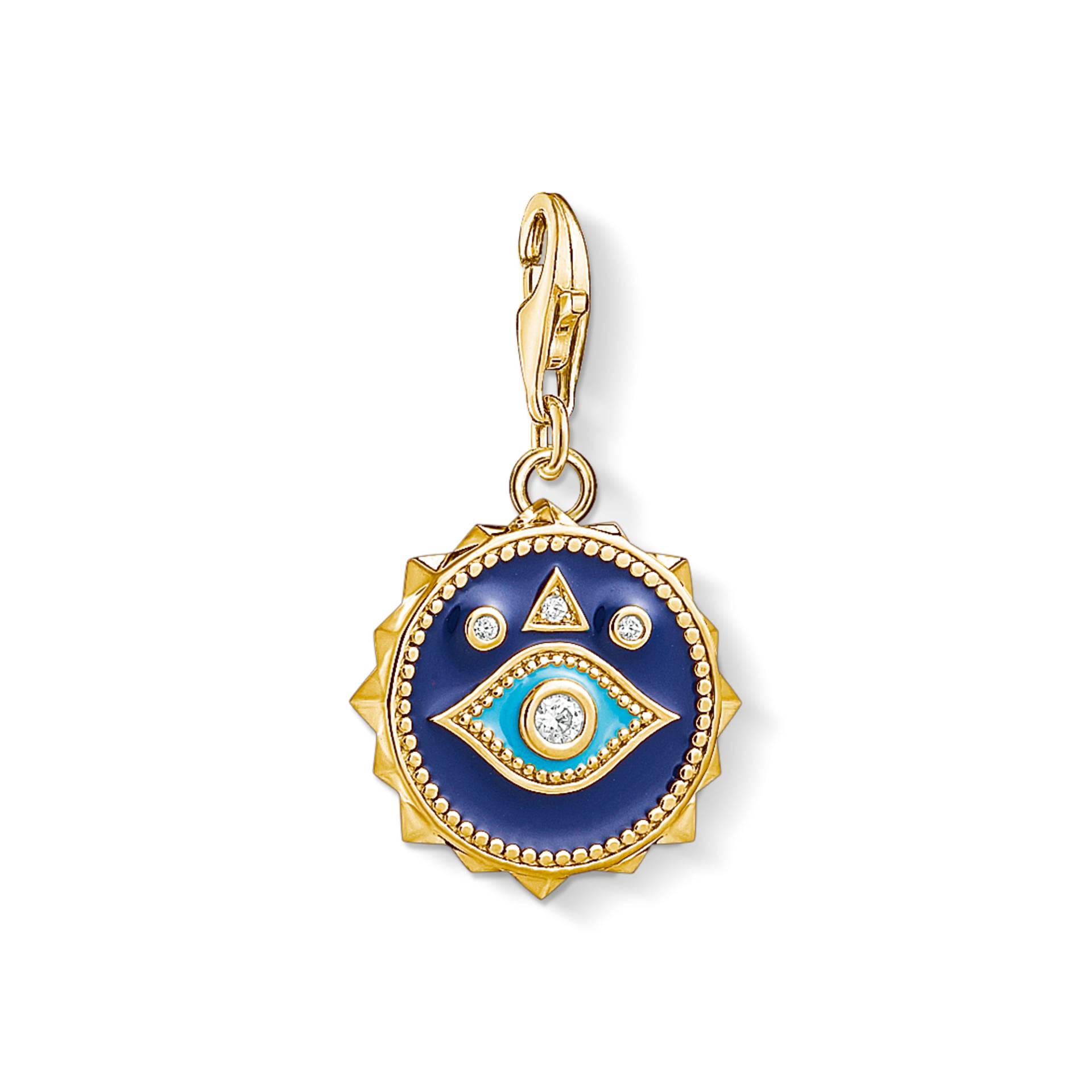 Thomas Sabo Charm-Anhänger Blaues Nazar Auge dunkelblau 1663-565-32 von Thomas Sabo