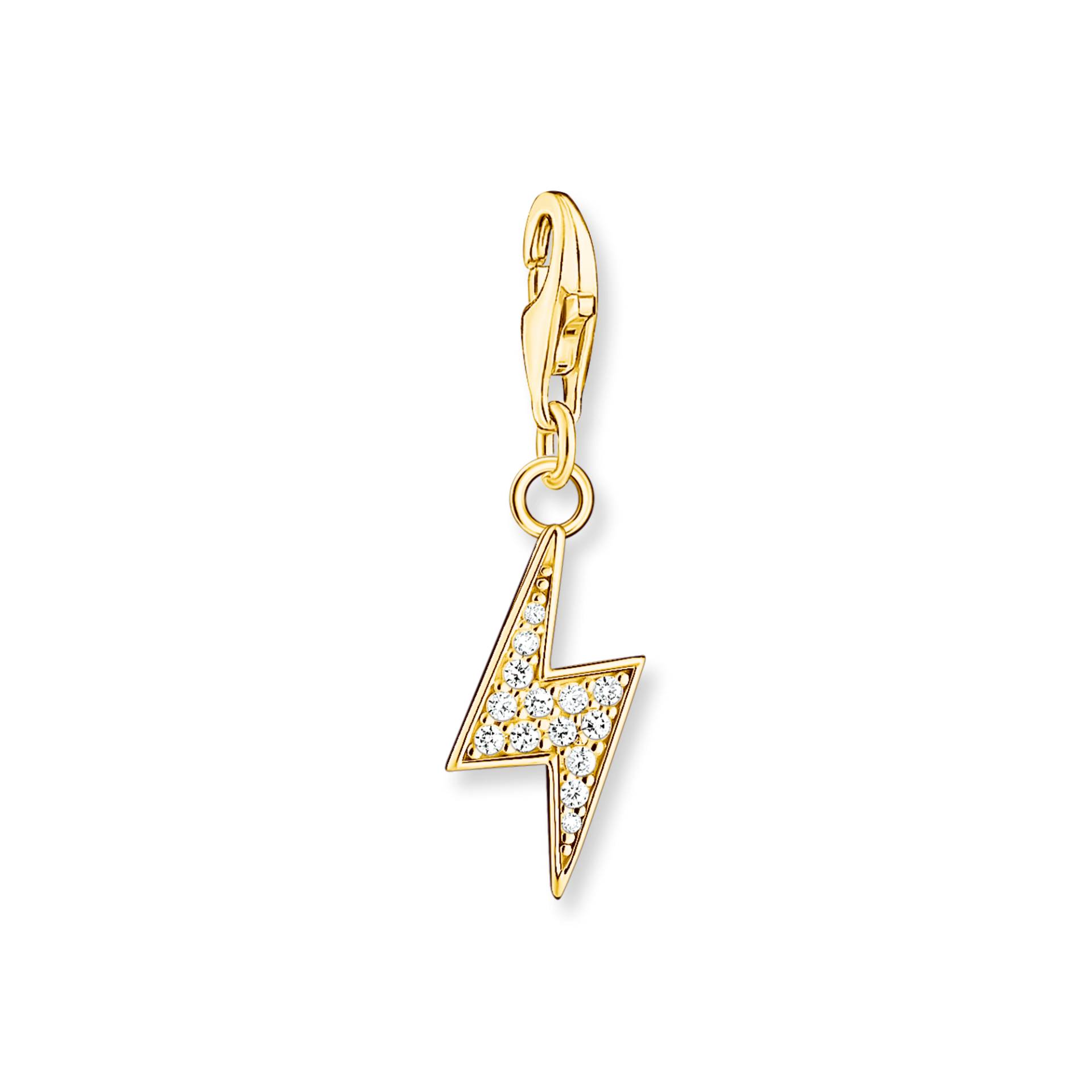 Thomas Sabo Charm-Anhänger Blitz gold weiß 1882-414-14 von Thomas Sabo