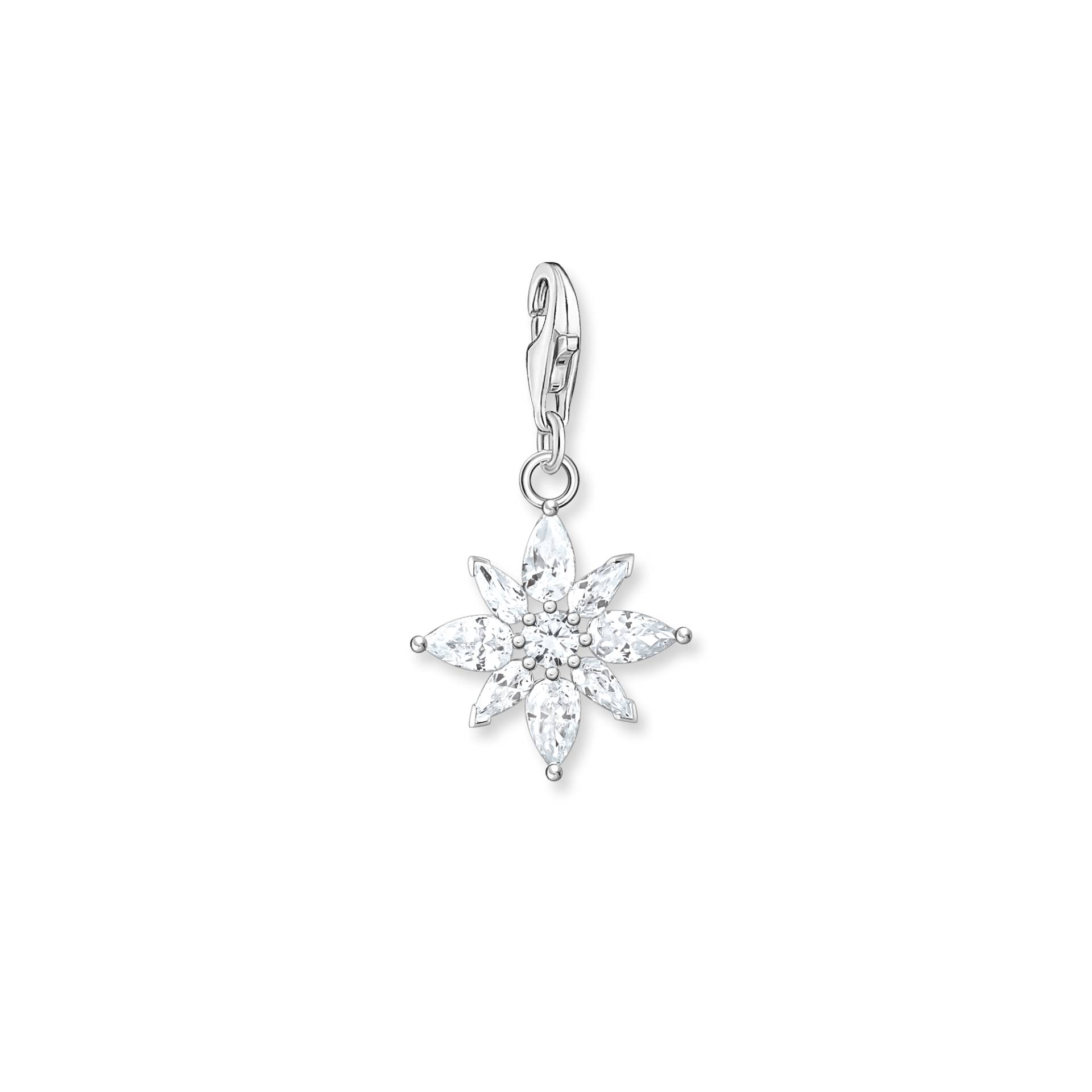 Thomas Sabo Charm-Anhänger Blume weiß 1863-051-14 von Thomas Sabo