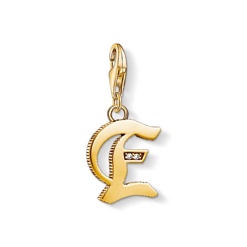 Thomas Sabo Charm-Anhänger Buchstabe E gold gelbgoldfarben 1611-414-39 von Thomas Sabo