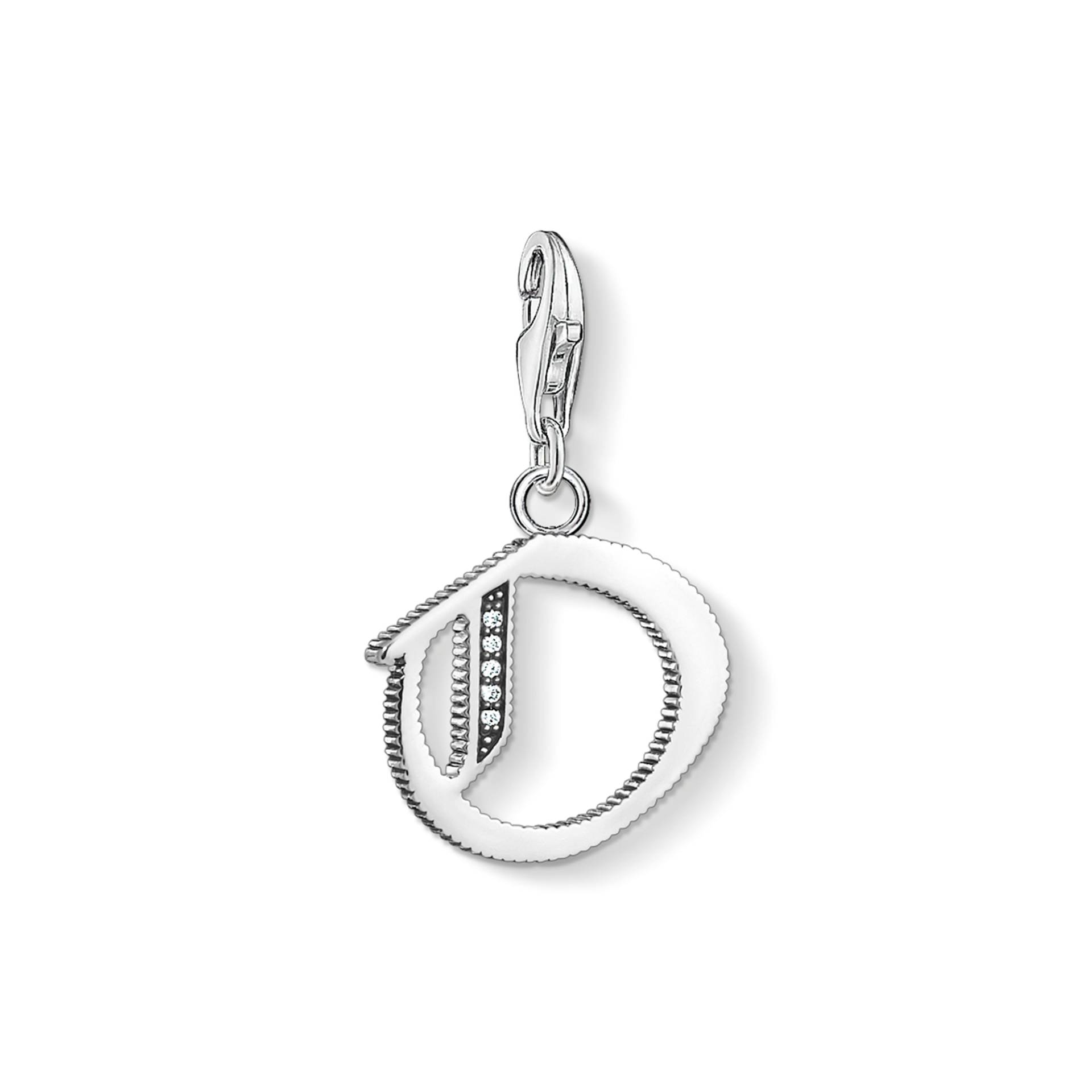 Thomas Sabo Charm-Anhänger Buchstabe O silber silberfarben 1595-643-21 von Thomas Sabo