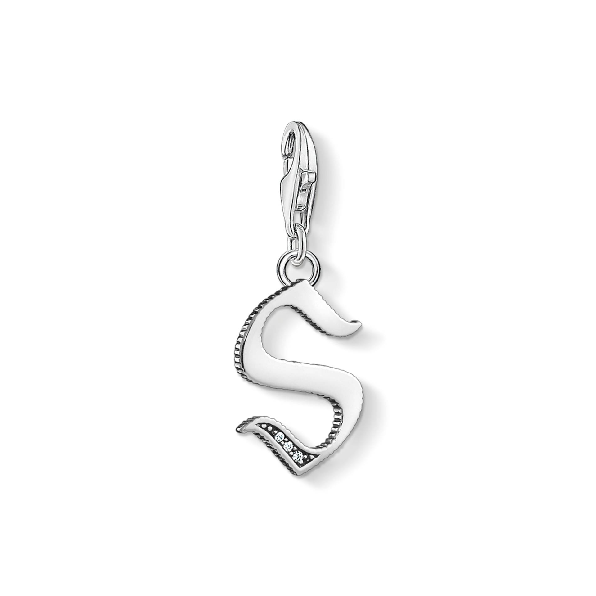 Thomas Sabo Charm-Anhänger Buchstabe S silber silberfarben 1599-643-21 von Thomas Sabo