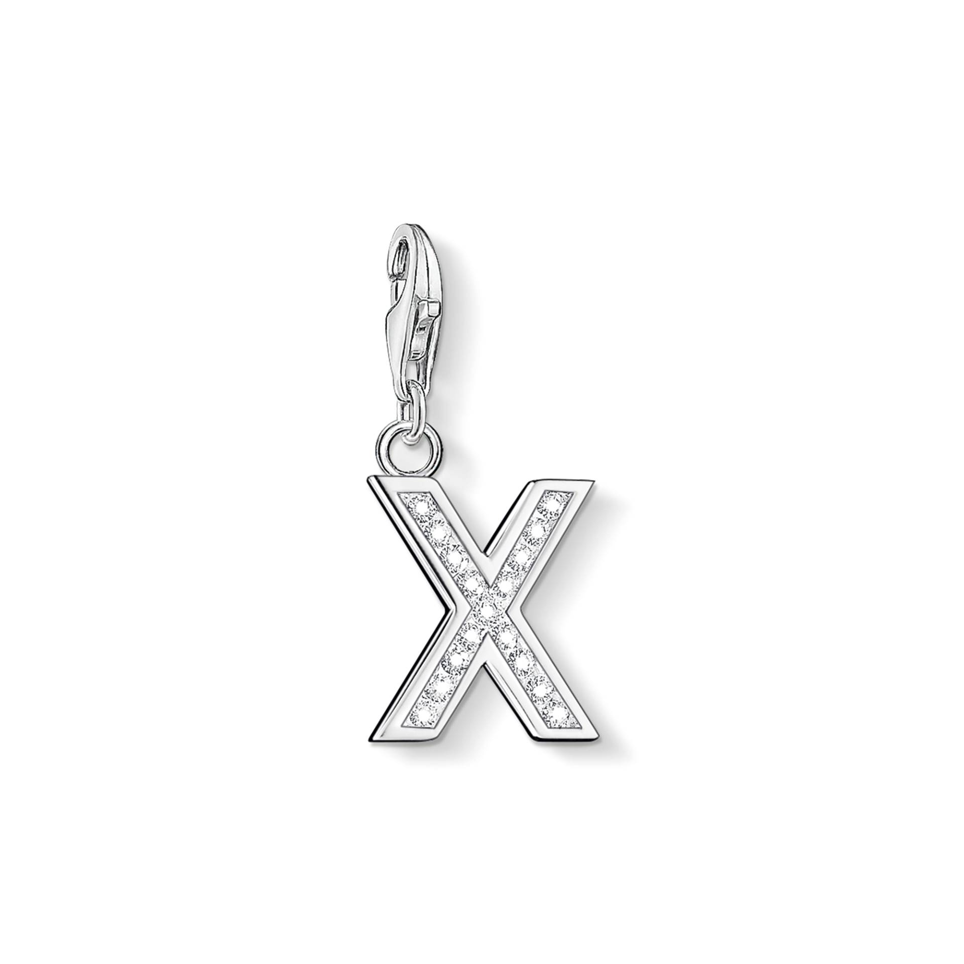 Thomas Sabo Charm-Anhänger Buchstabe X weiß 0246-051-14 von Thomas Sabo