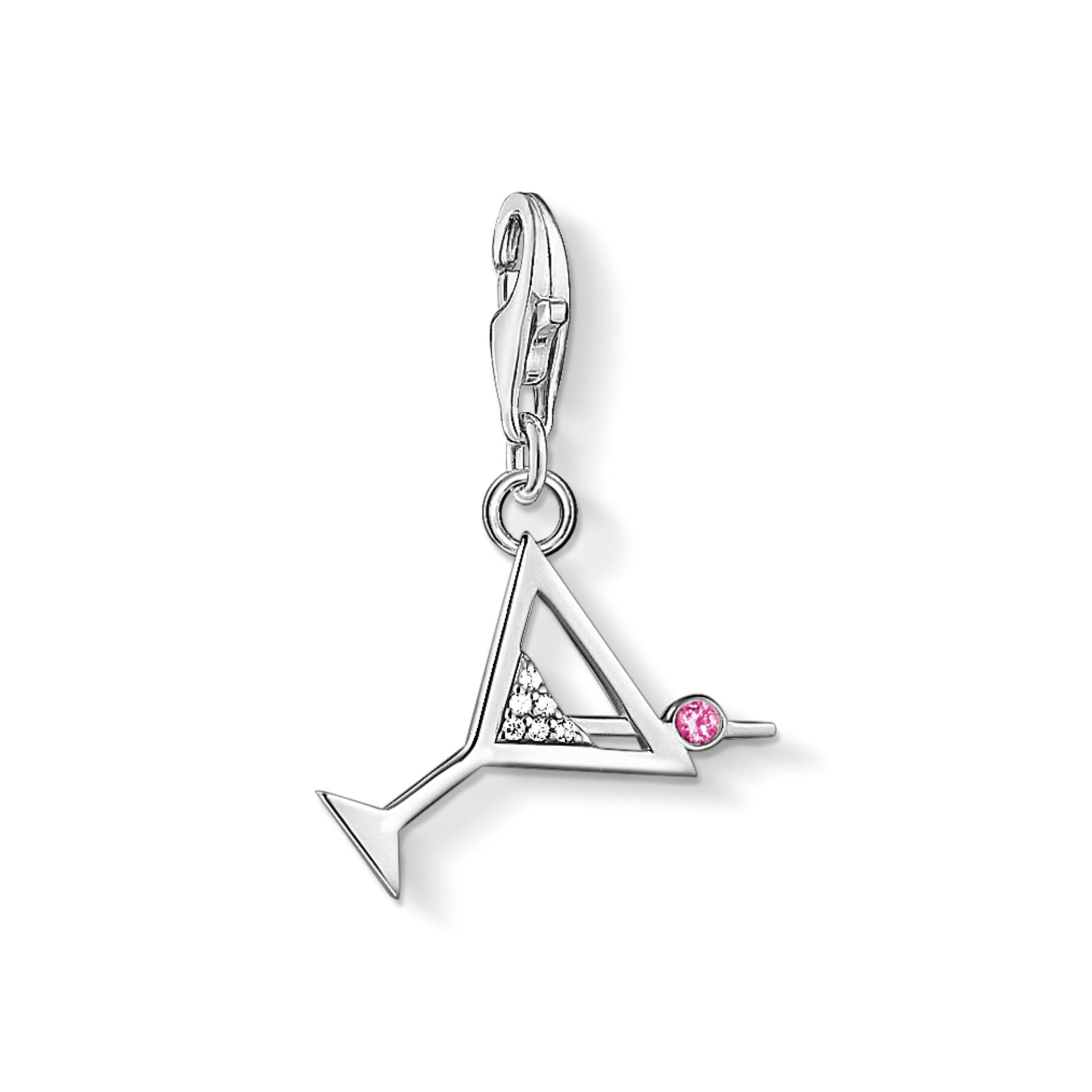 Thomas Sabo Charm-Anhänger Cocktail weiß/ rot 1802-013-27 von Thomas Sabo