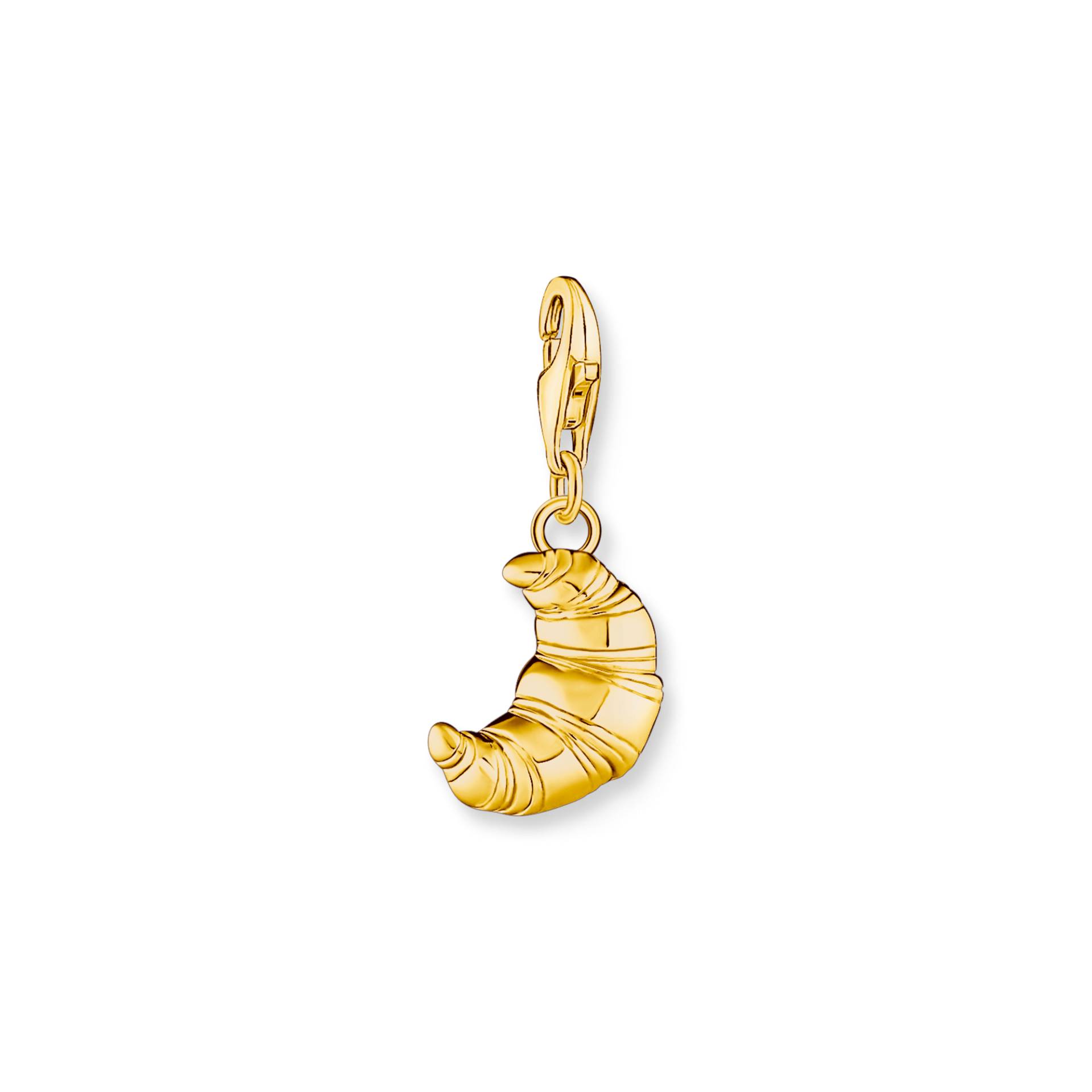 Thomas Sabo Charm-Anhänger Croissant vergoldet gelbgoldfarben 2079-413-39 von Thomas Sabo